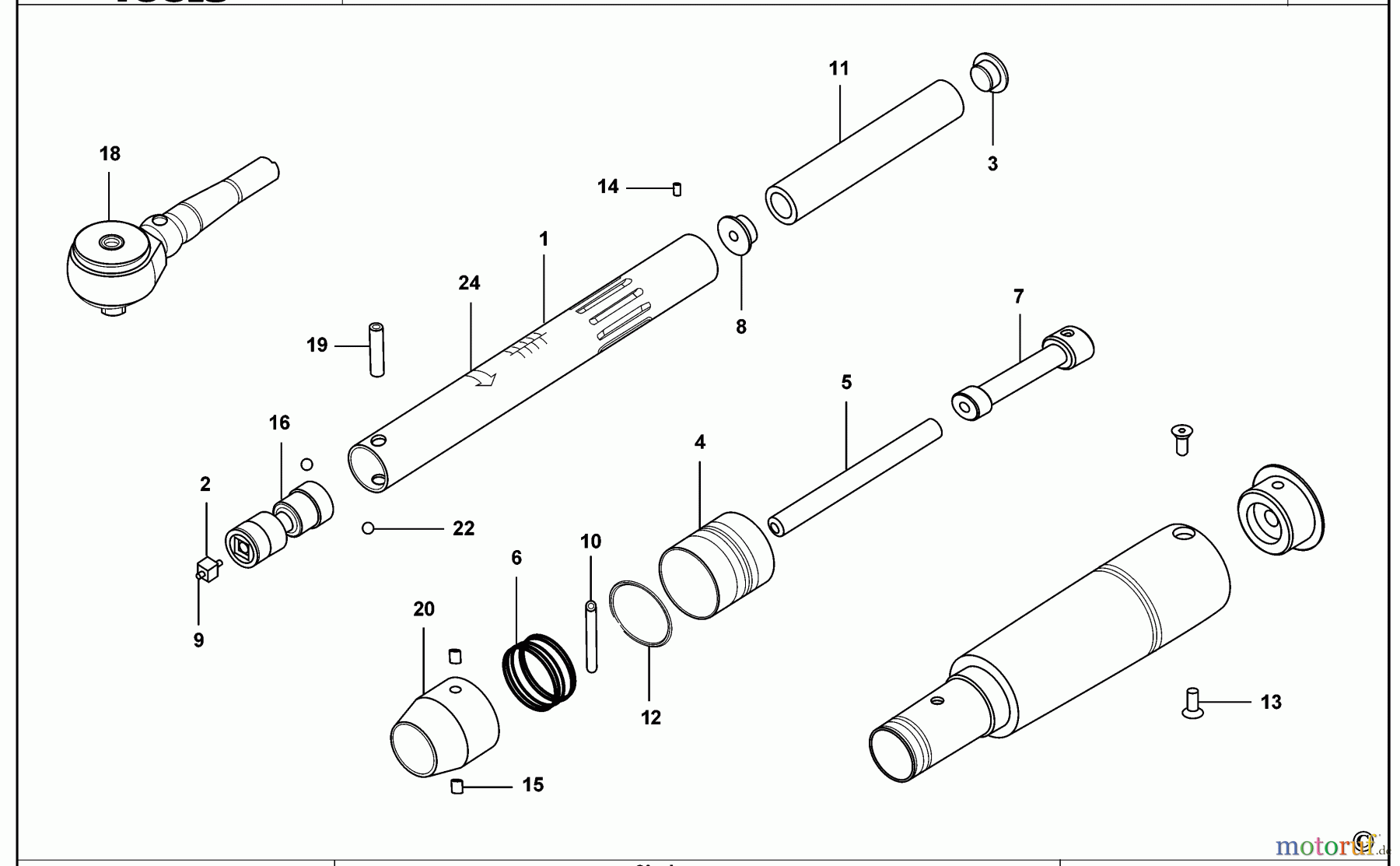  MAC WRENCHES TORQUE CONTROL SCHLUESSEL TWX5-25NM Seite 1