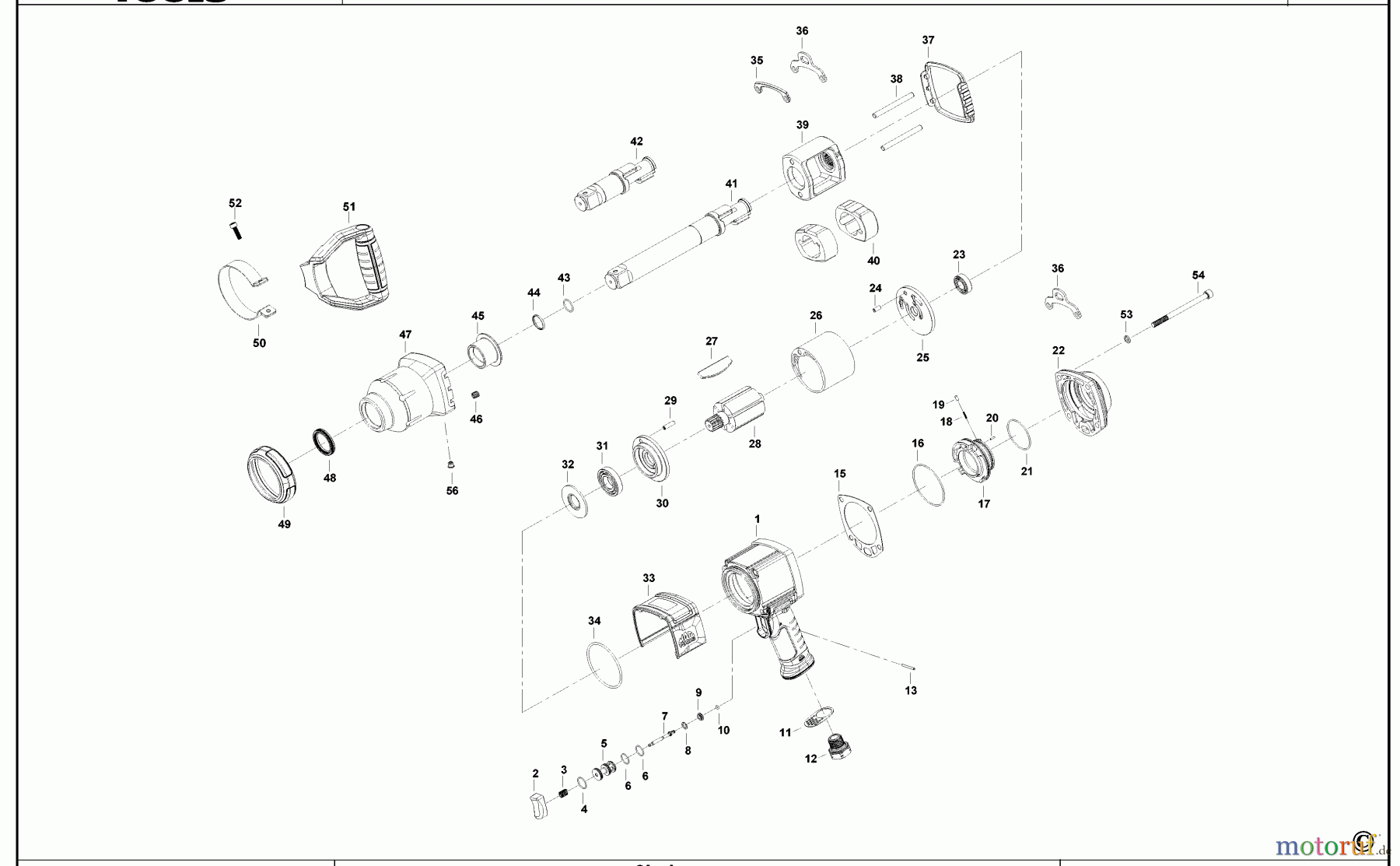  MAC POWER TOOLS SCHLAGSCHRAUBENSCHL. AWP099-S Seite 1