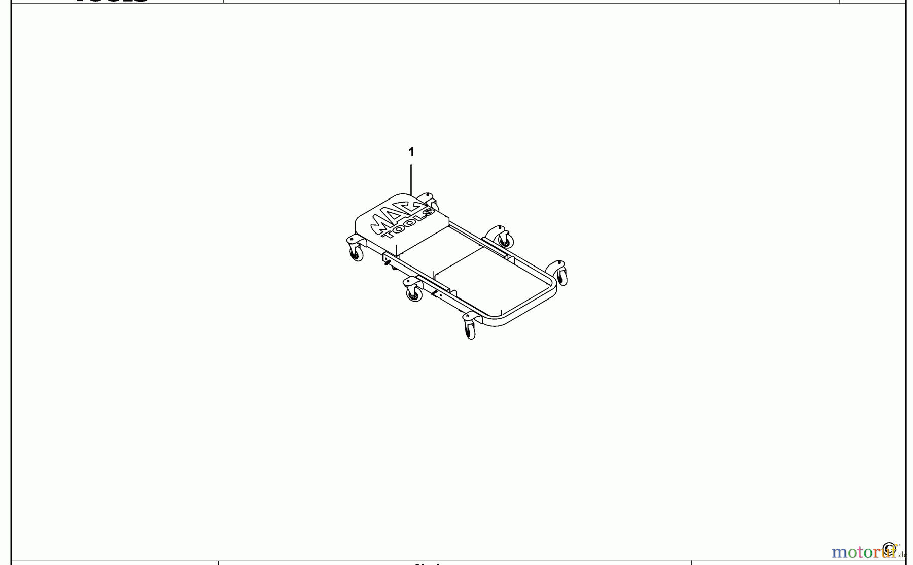  MAC AUTOMOTIVE TOOLS FOERDERER CR400Z Seite 1