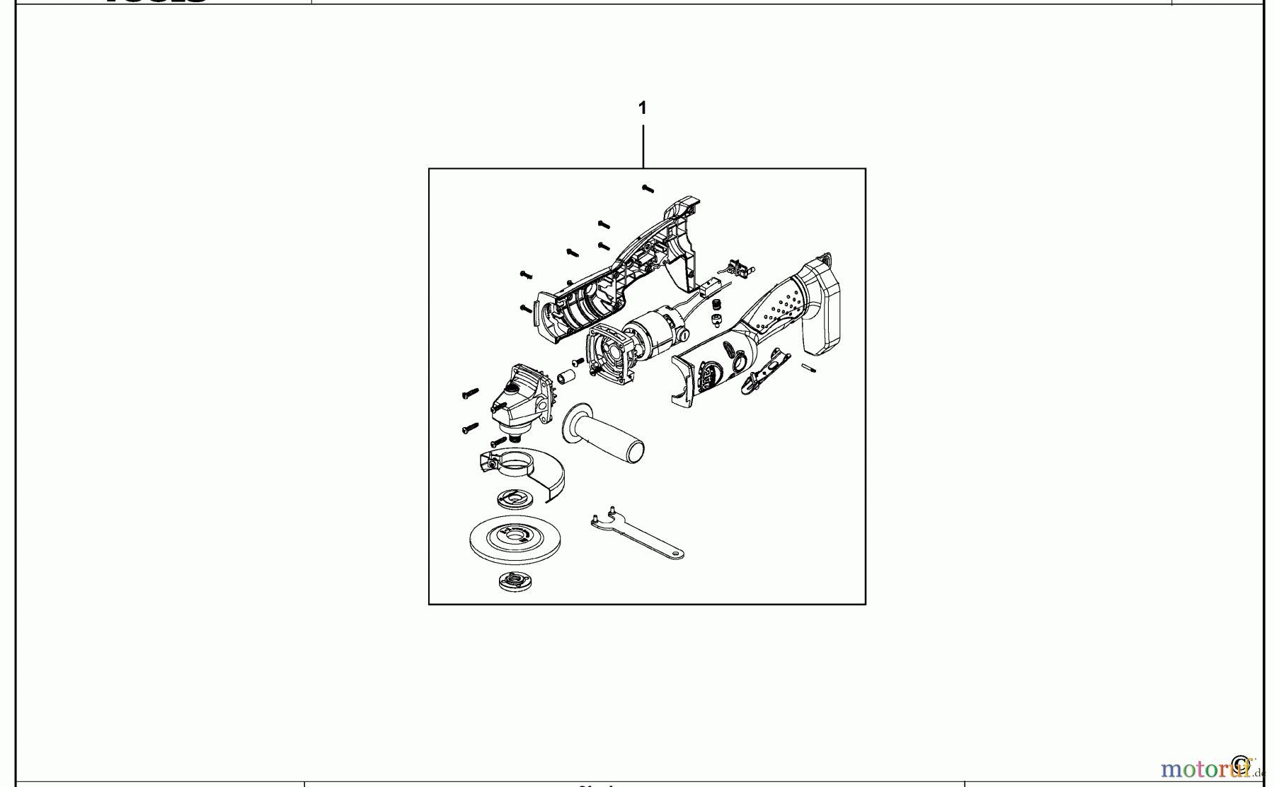  MAC POWER TOOLS WINKELSCHLEIFER CDG97576 Seite 1