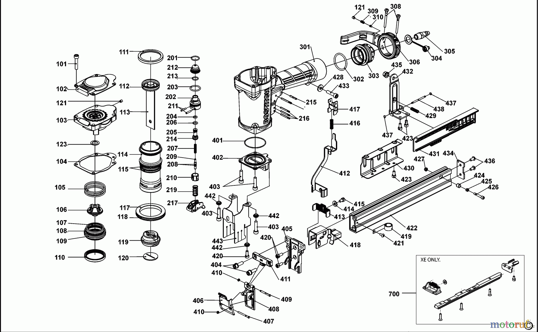 BOSTITCH STAPLER HEFTER S2638-2-E Seite 1