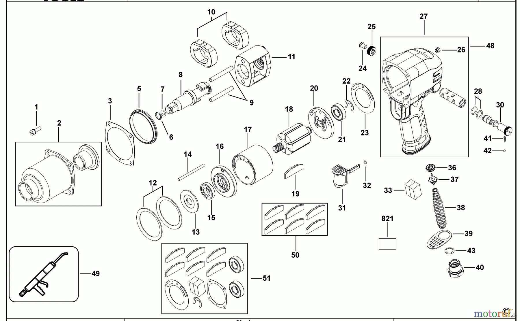  MAC POWER TOOLS SCHLAGSCHRAUBENSCHL. MPF970501 Seite 1