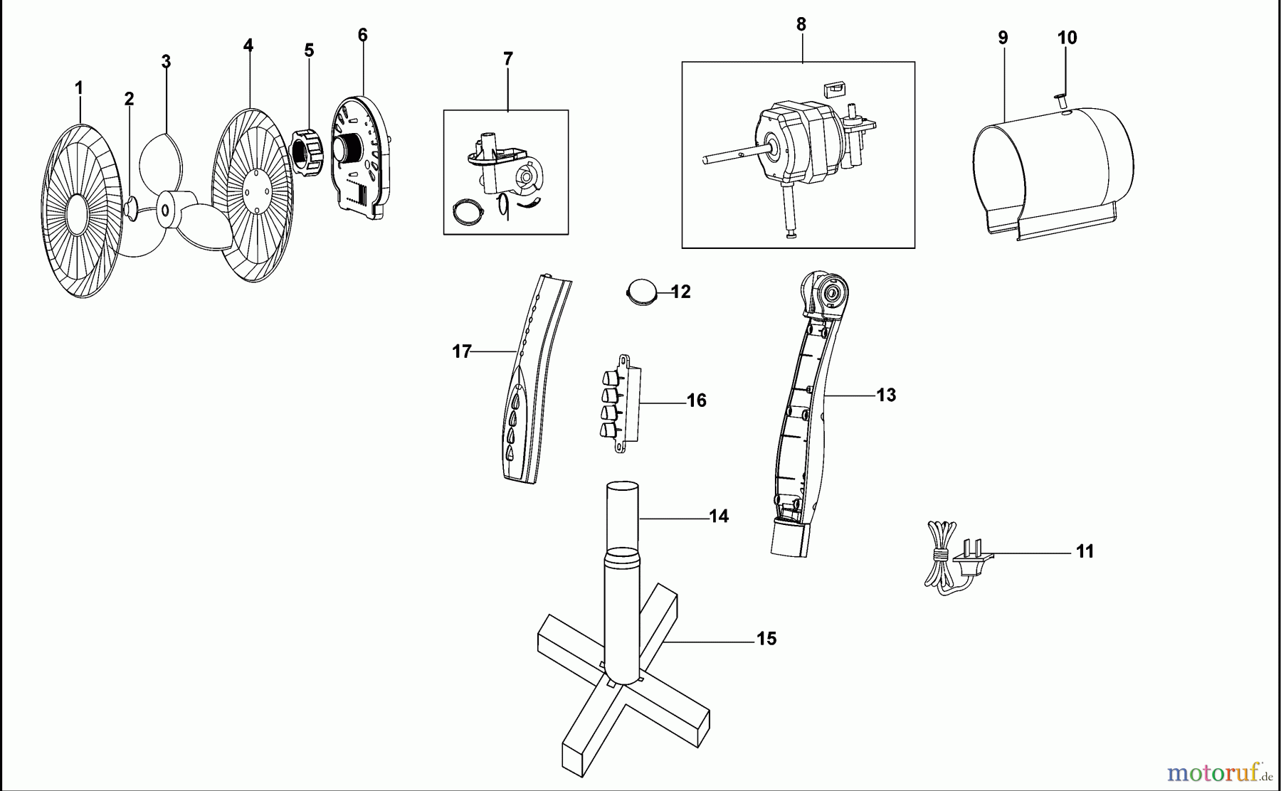BLACK+DECKER HAUSHALT PERSÖNLICHE PFLEGE LÜFTER STÄNDER BXEFP40E Seite 1