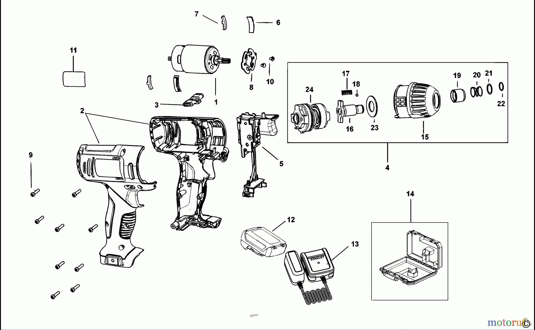  STANLEY CORDLESS DRILLS CDLS DRILLS 10.8V BOHRER SCI121S2K Seite 1
