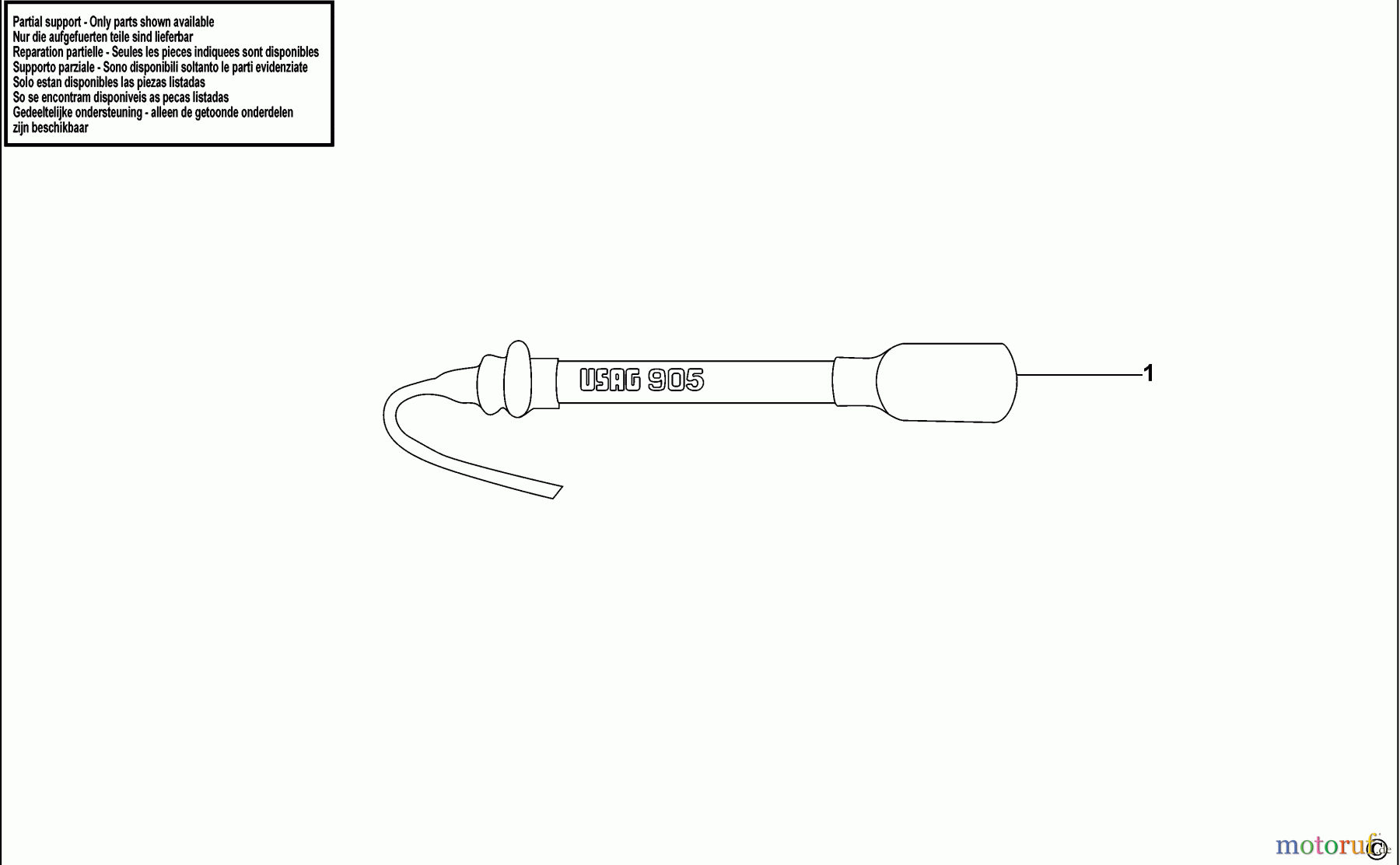 USAG AUTOMOTIVE TOOLS TEST AUSRÜSTUNG 905 A Seite 1