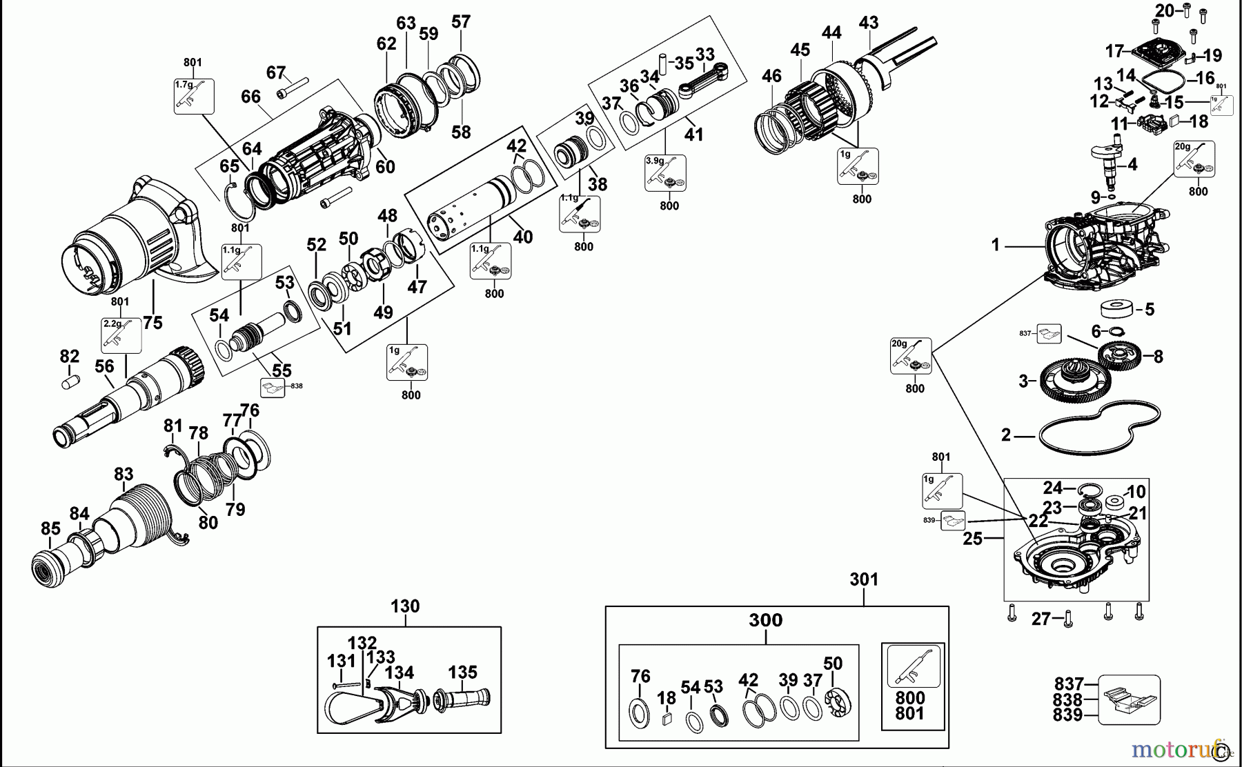 DEWALT Bohrhämmer Bohrhämmer SDS-MAX DREHBOHRHAMMER DCH614 Seite 1