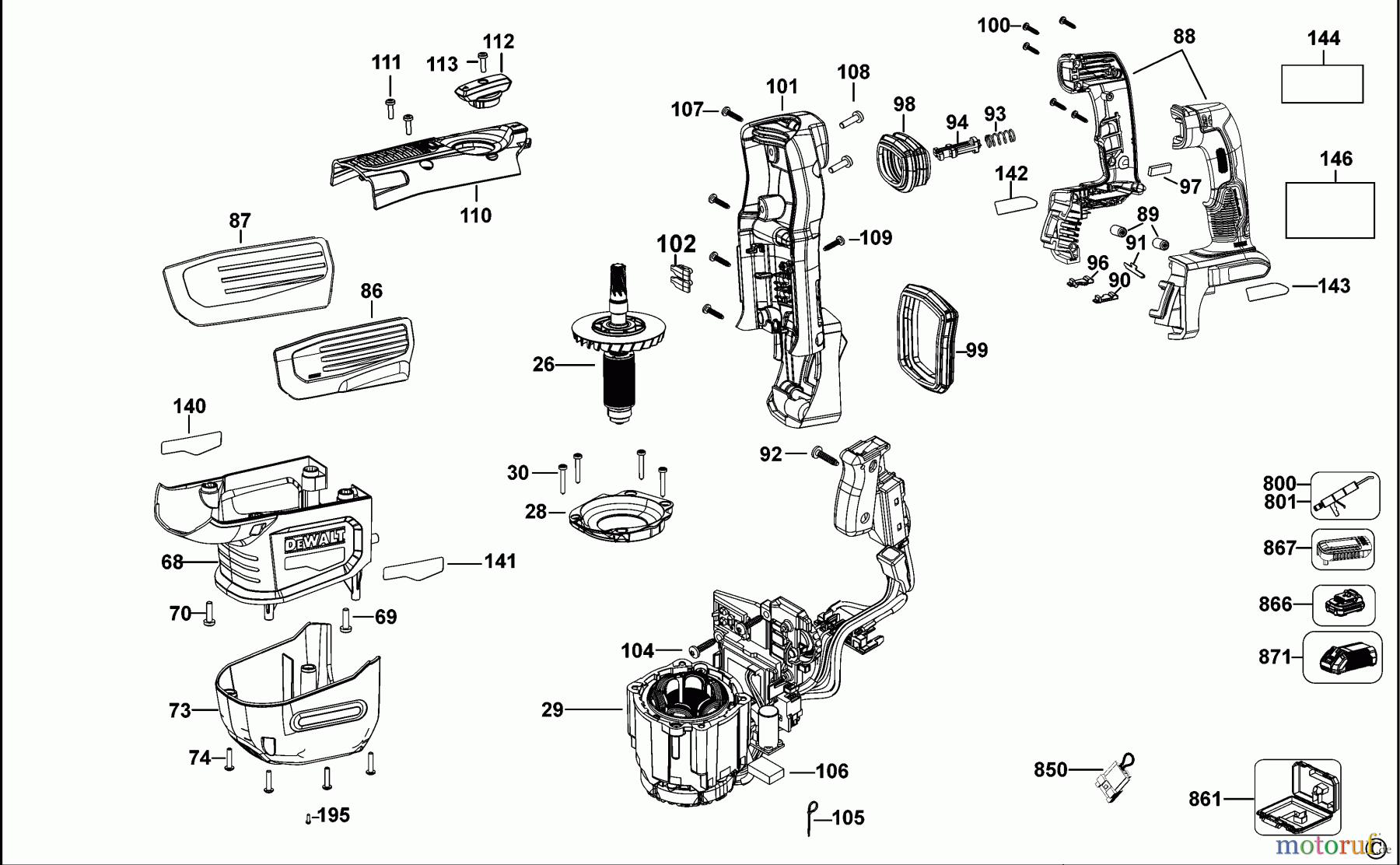 DEWALT Bohrhämmer Bohrhämmer SDS-MAX DREHBOHRHAMMER DCH614 Seite 2