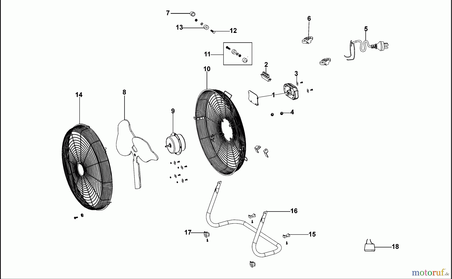 BLACK+DECKER HAUSHALT PERSÖNLICHE PFLEGE LÜFTER TISCH BXEFF60E Seite 1