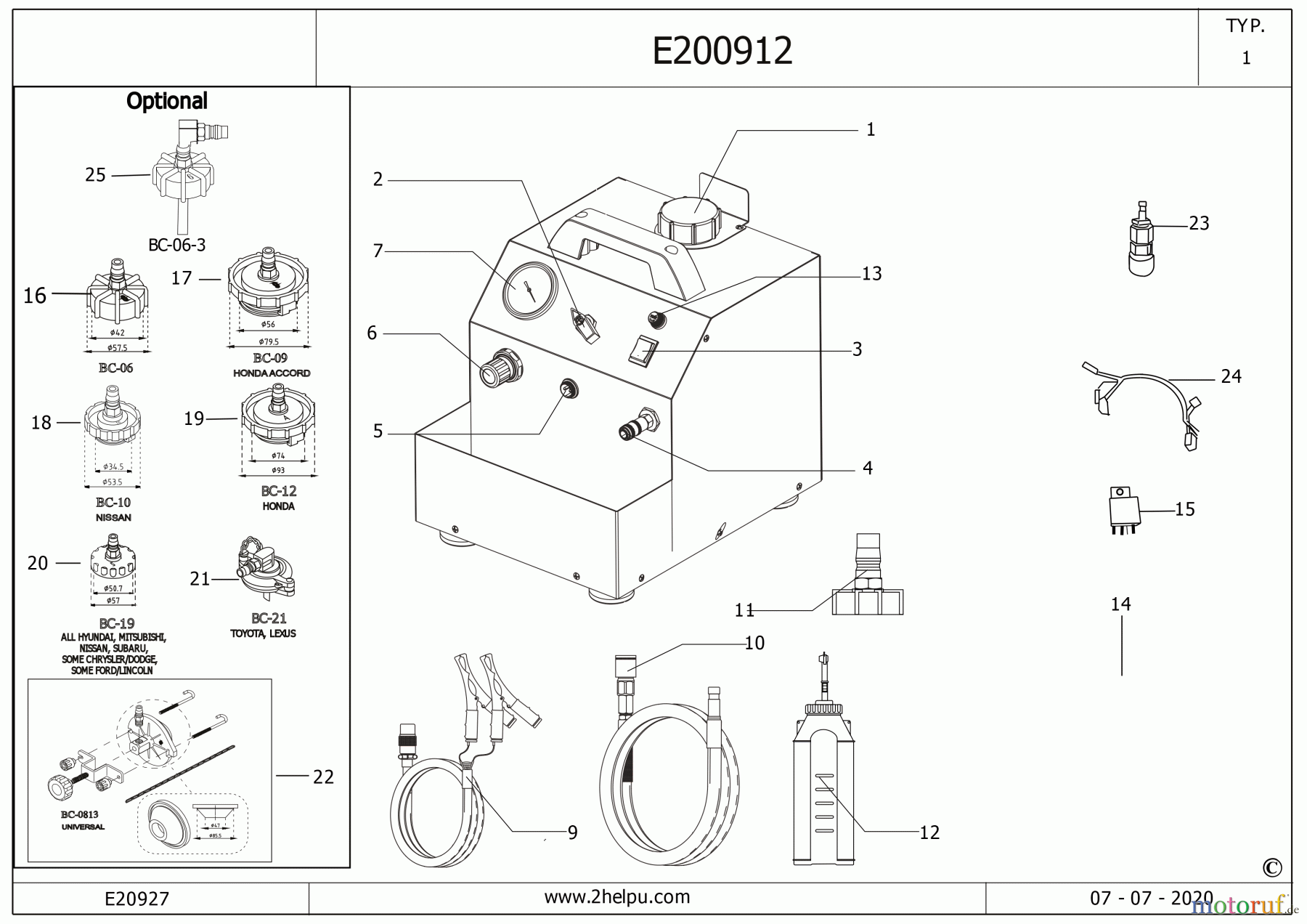 EXPERT AUTOMOTIVE TOOLS BREMSENTLÜFTUNGS E200912 Seite 2