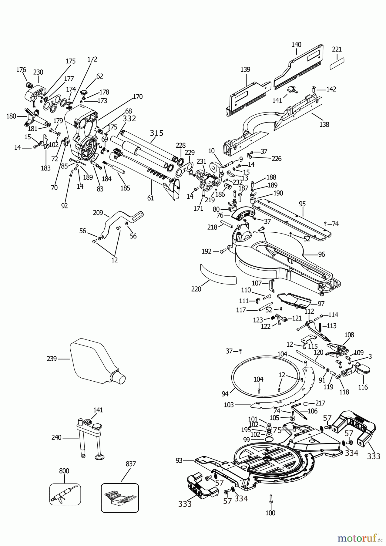 DEWALT HOLZARBEITEN Gehrungssägen GEHRUNGSSÄGE DWS780EXB Seite 2