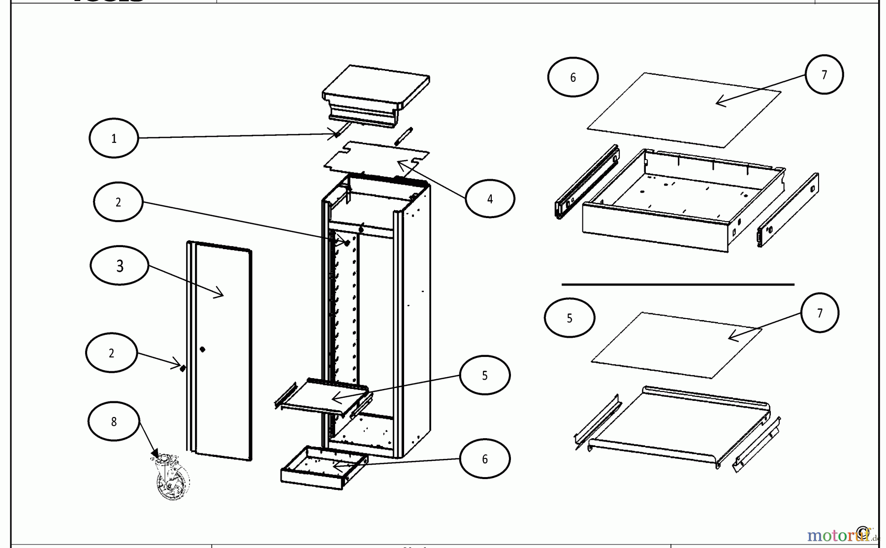  MAC STORAGE SHELVING CABINET MB7700 Seite 1