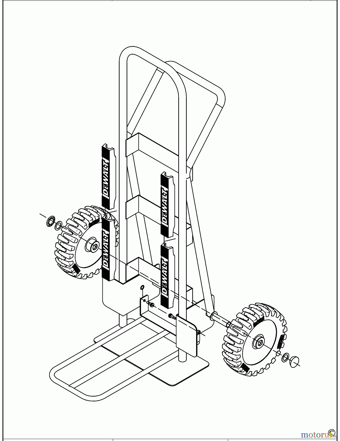 DEWALT LAGERUNG LASTWAGEN DXWT-101KIT Seite 1