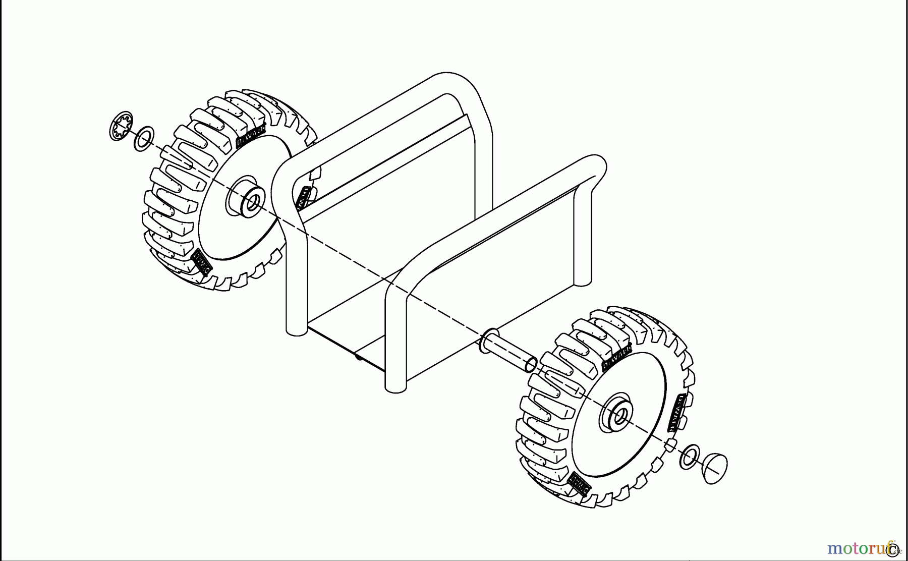 DEWALT LAGERUNG LASTWAGEN DXWT-201 Seite 1