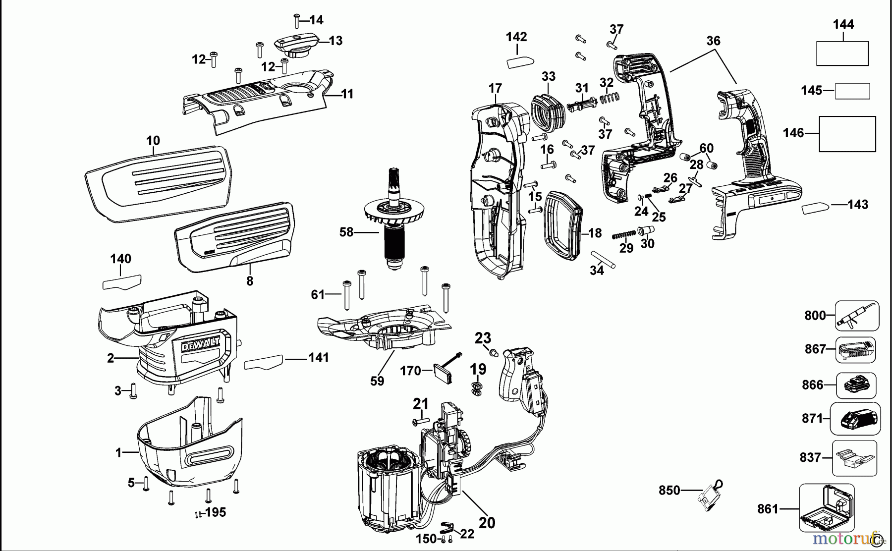DEWALT Bohrhämmer Bohrhämmer SDS-MAX DREHHAMMER DCH735 Seite 2