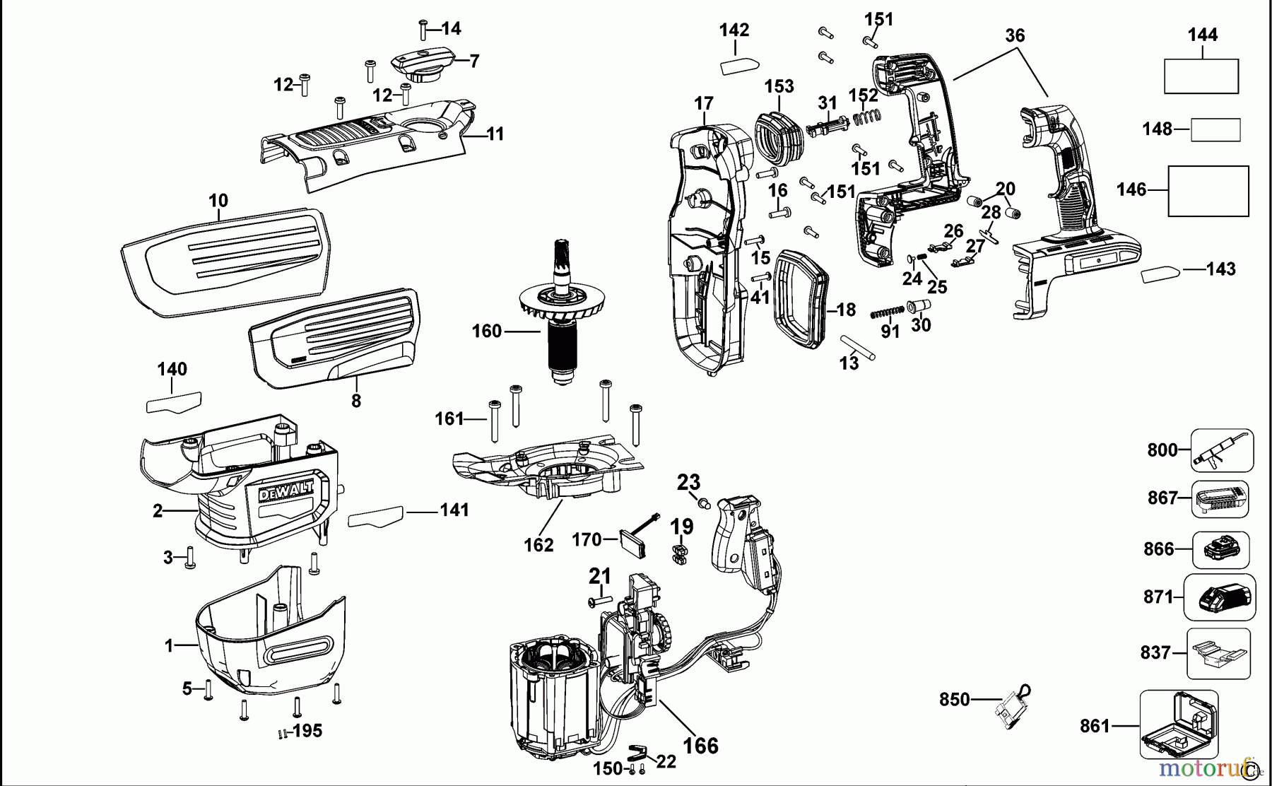 DEWALT Bohrhämmer Bohrhämmer SDS-MAX AKKU BOHRHAMMER DCH775X2 Seite 2