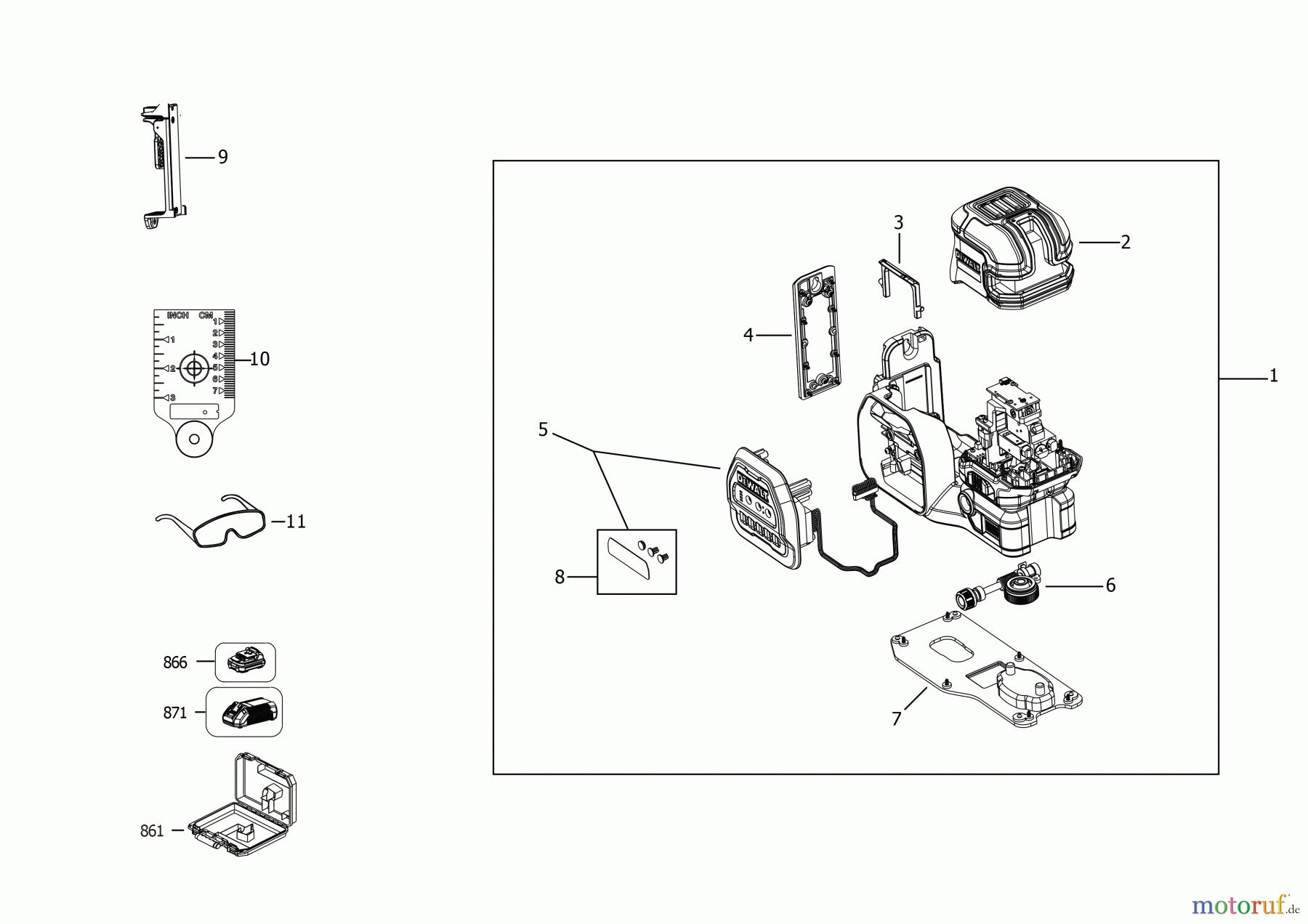  DEWALT LASERS KREUZLINIENLASER DCLE34220G-QU Seite 1