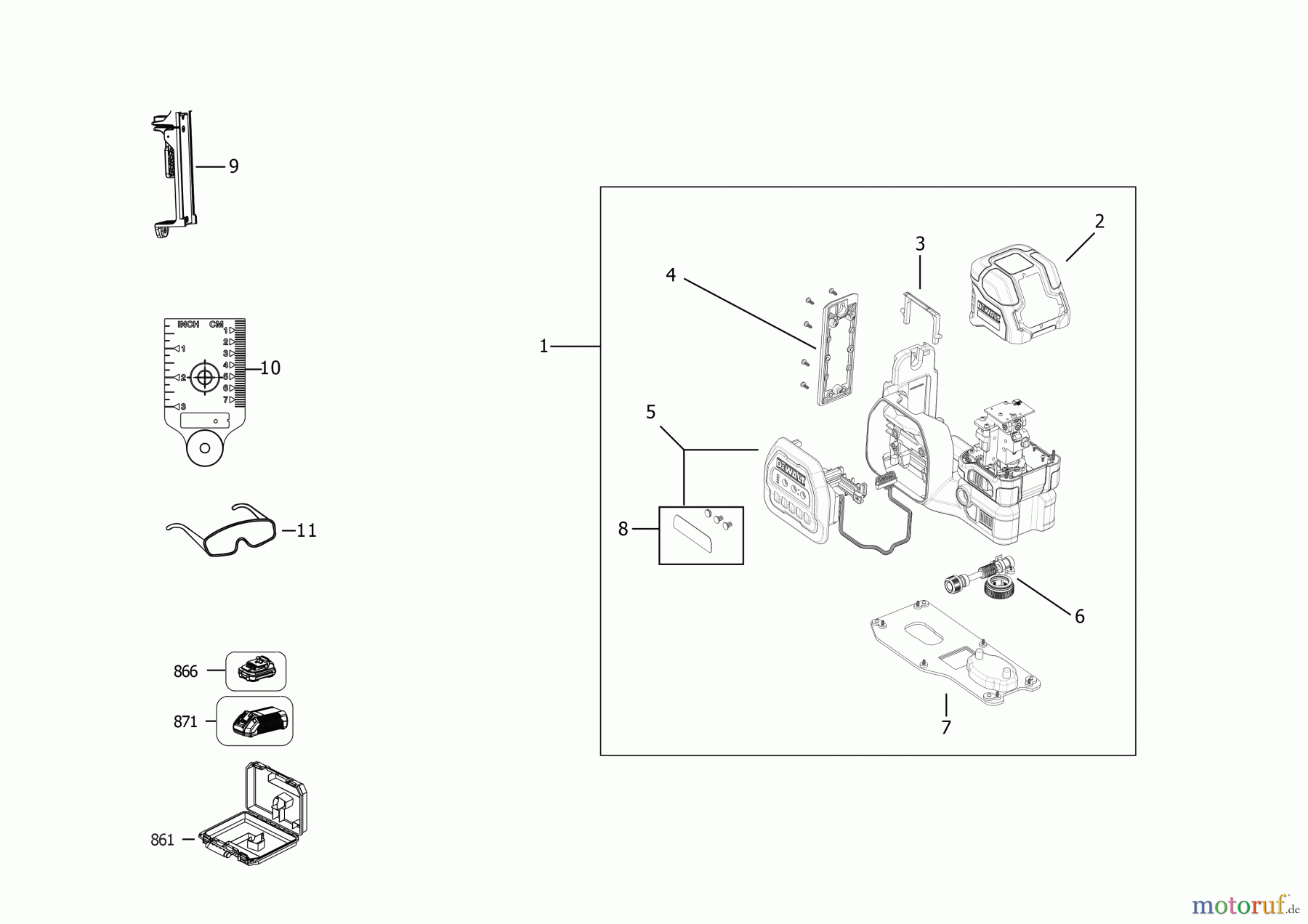 DEWALT LASERS KREUZLINIENLASER DCLE34020GB Seite 1