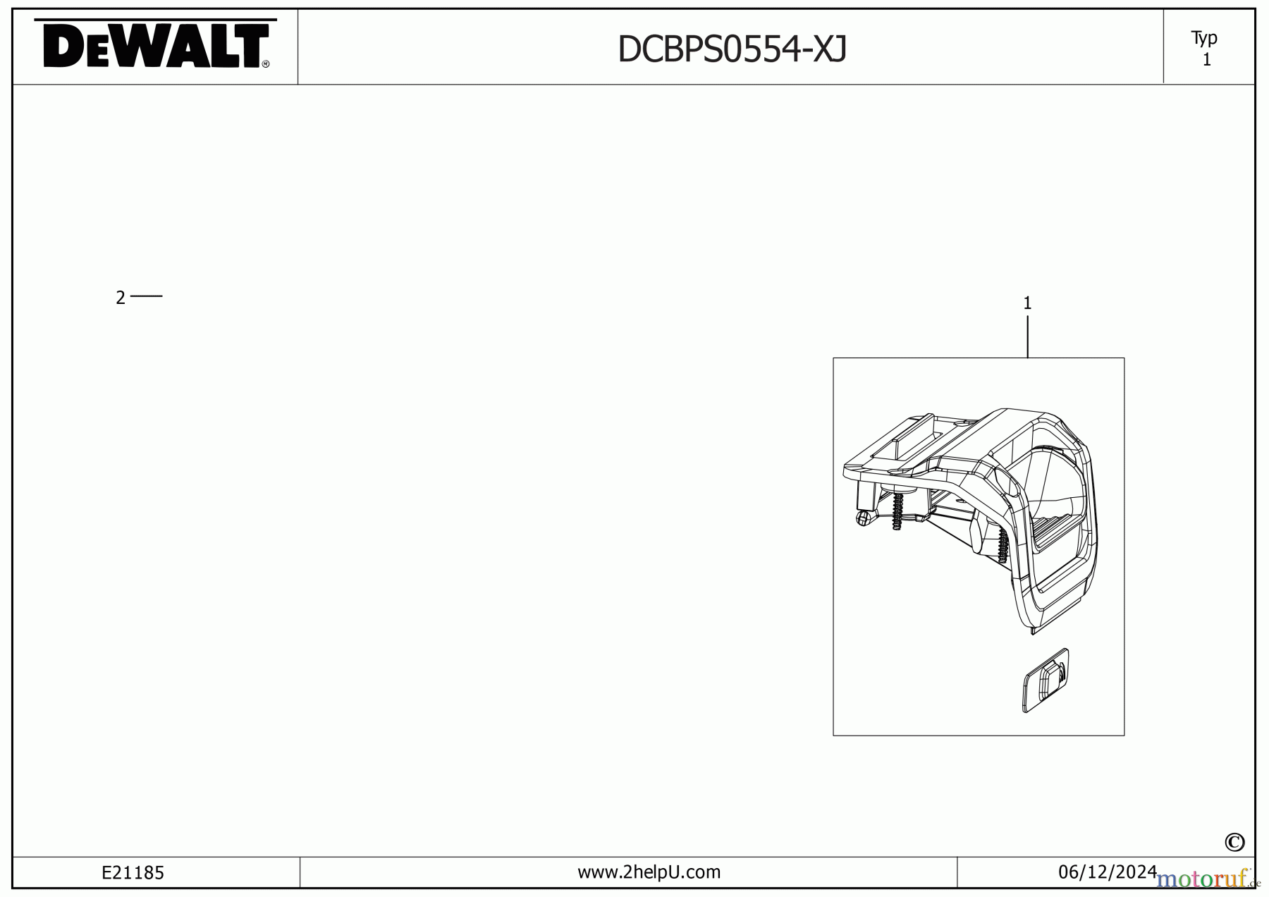 DEWALT SCHNURLOS-SONSTIGES AKKU 55.4V - 10AH - 554WH DCBPS0554 Seite 2