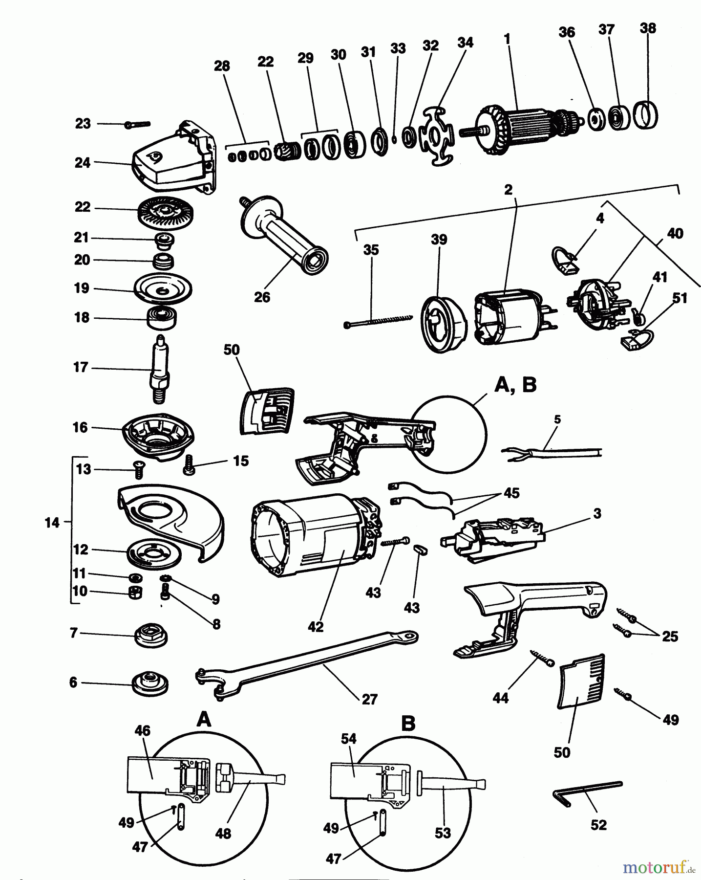 ELU METAL WORKING GRINDERS & POLISHERS WINKELSCHLEIFER EAG201 Seite 1