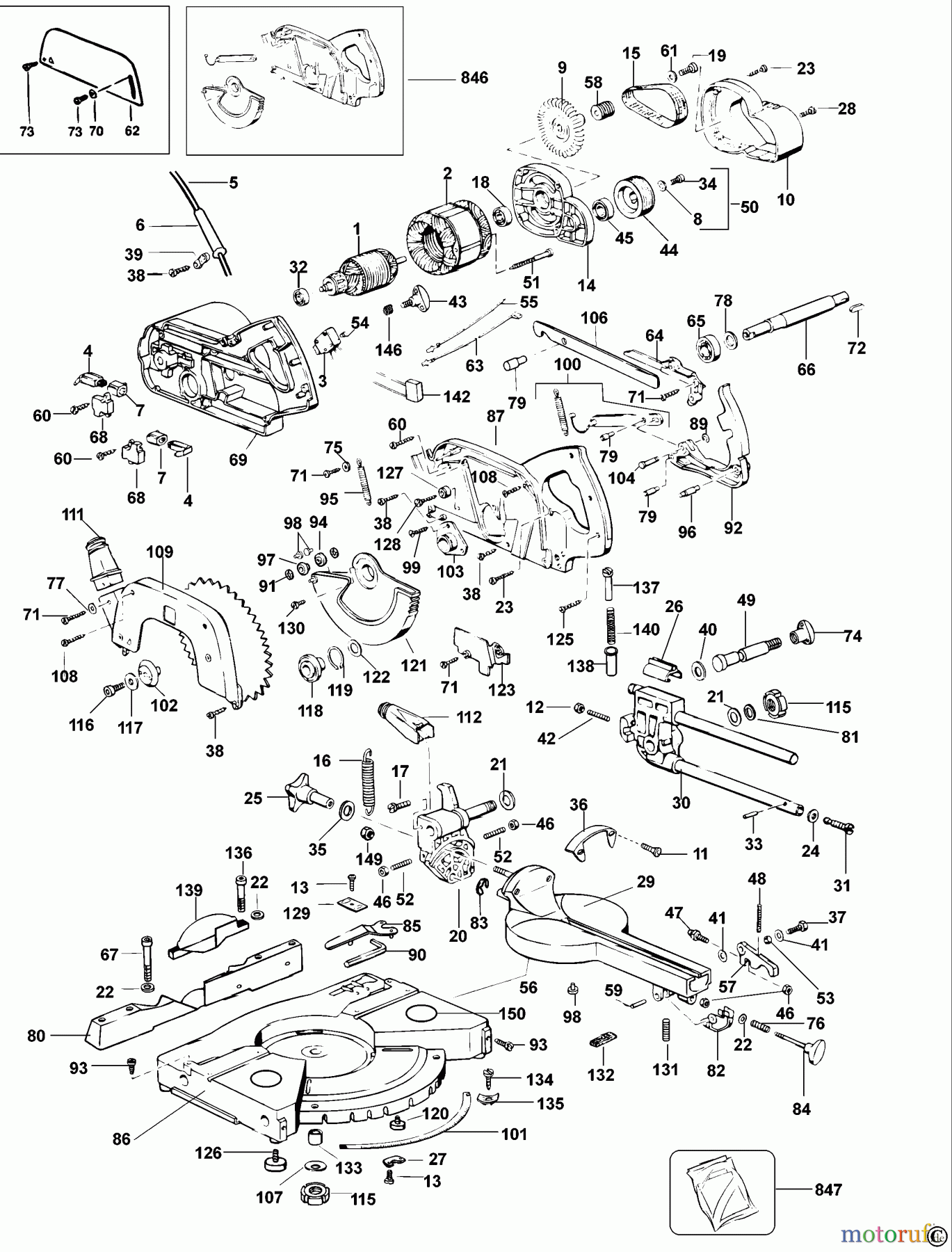 ELU WOODWORKING SAWS KAPP UND GEHRUNGSSÄGE PS174 Seite 1
