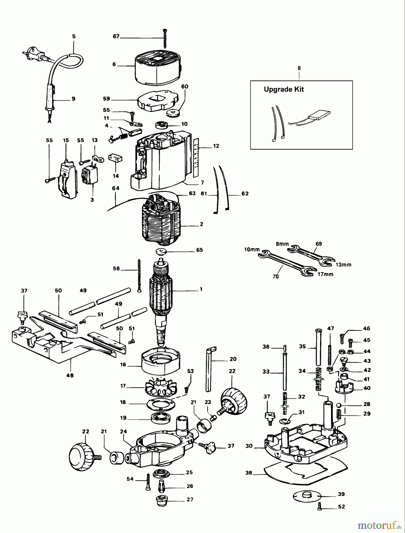ELU WOODWORKING ROUTERS, JOINTERS & TRIMMERS FRÄSMASCHINE MOF96E Seite 1