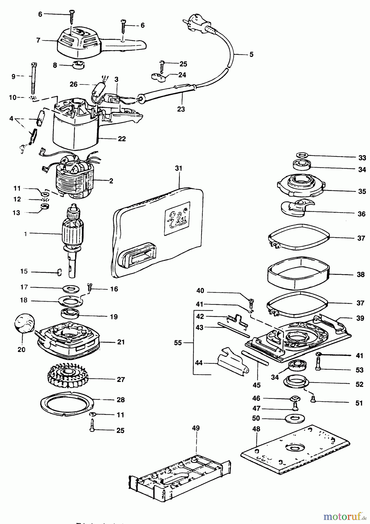 ELU WOODWORKING SANDERS EXZENTERSCHLEIFER MVS94 Seite 1