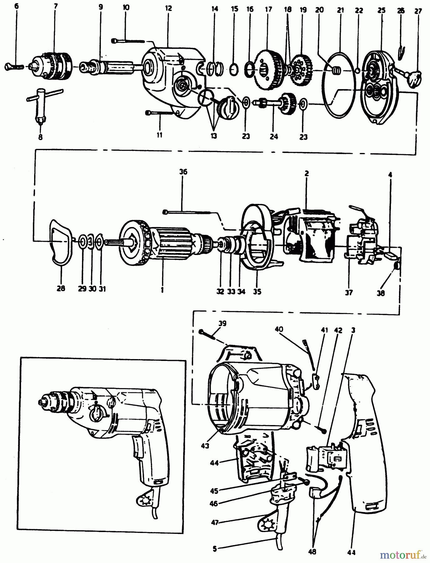 BLACK+DECKER PROFESSIONELL BOHRER, MAGNETBOHRMASCHINE, GEWINDESCHNEIDER BOHRER P2249 Seite 1
