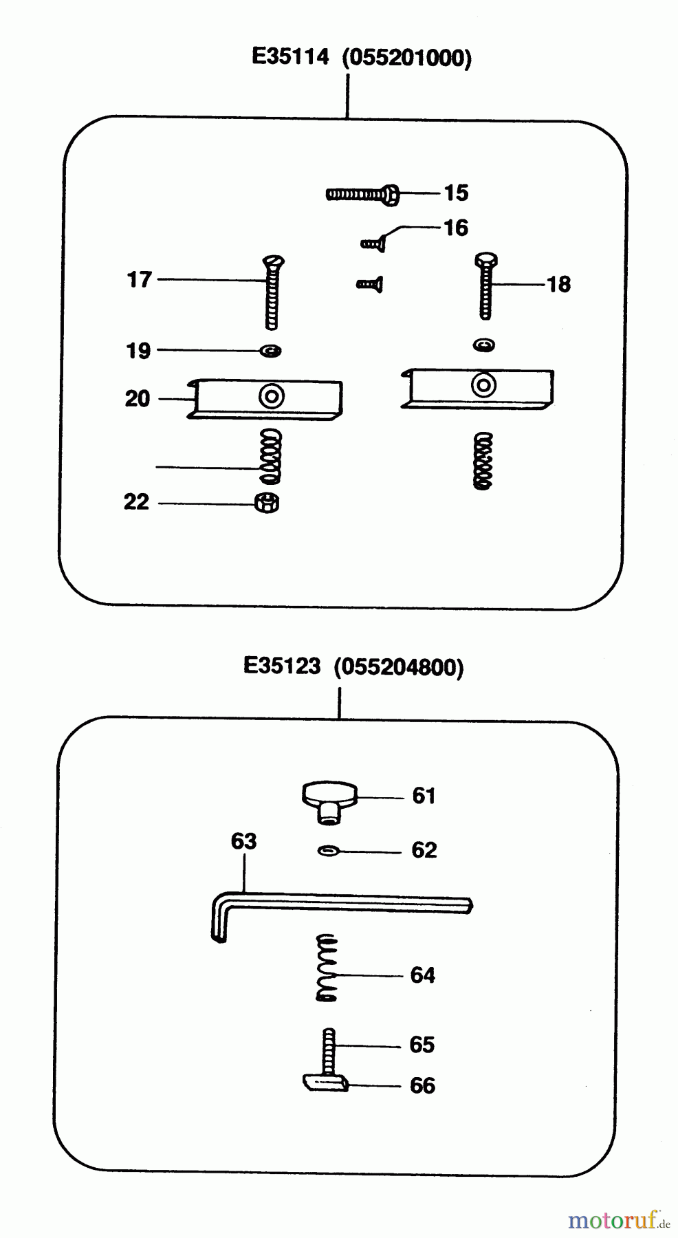 ELU ACCESSORIES ACCESSORIES, ATTACHMENTS & UNPOWERED FRSERSORTIMENT E35114 Seite 1