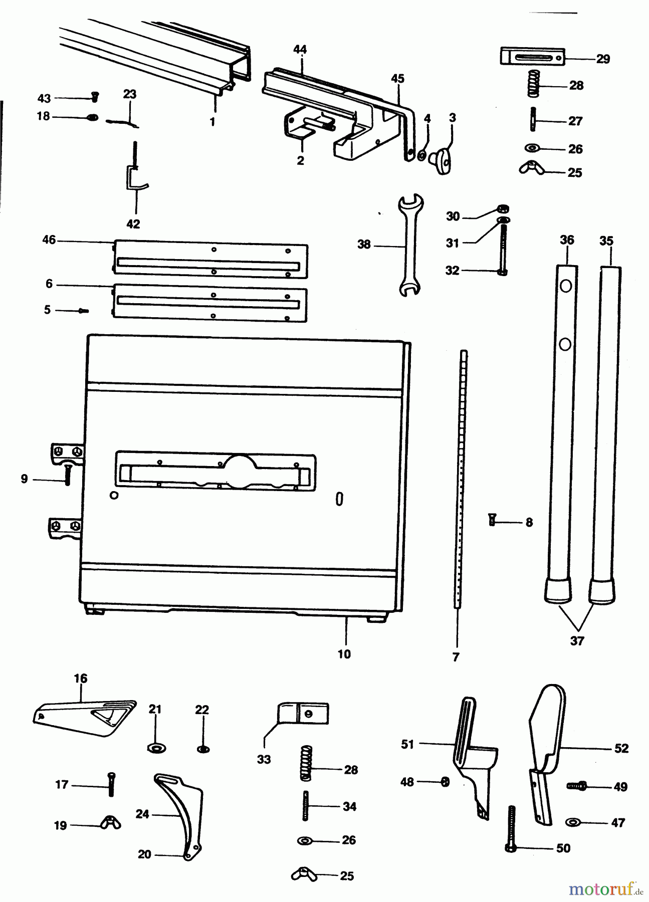 ELU ACCESSORIES ACCESSORIES, ATTACHMENTS & UNPOWERED SÄGETISCH 055003425 Seite 1
