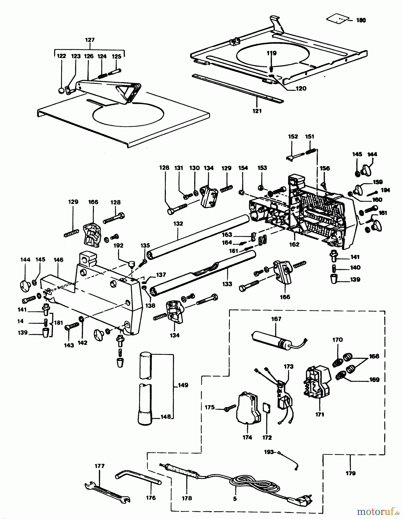 ELU WOODWORKING SAWS TISCH TGS172----H Seite 1