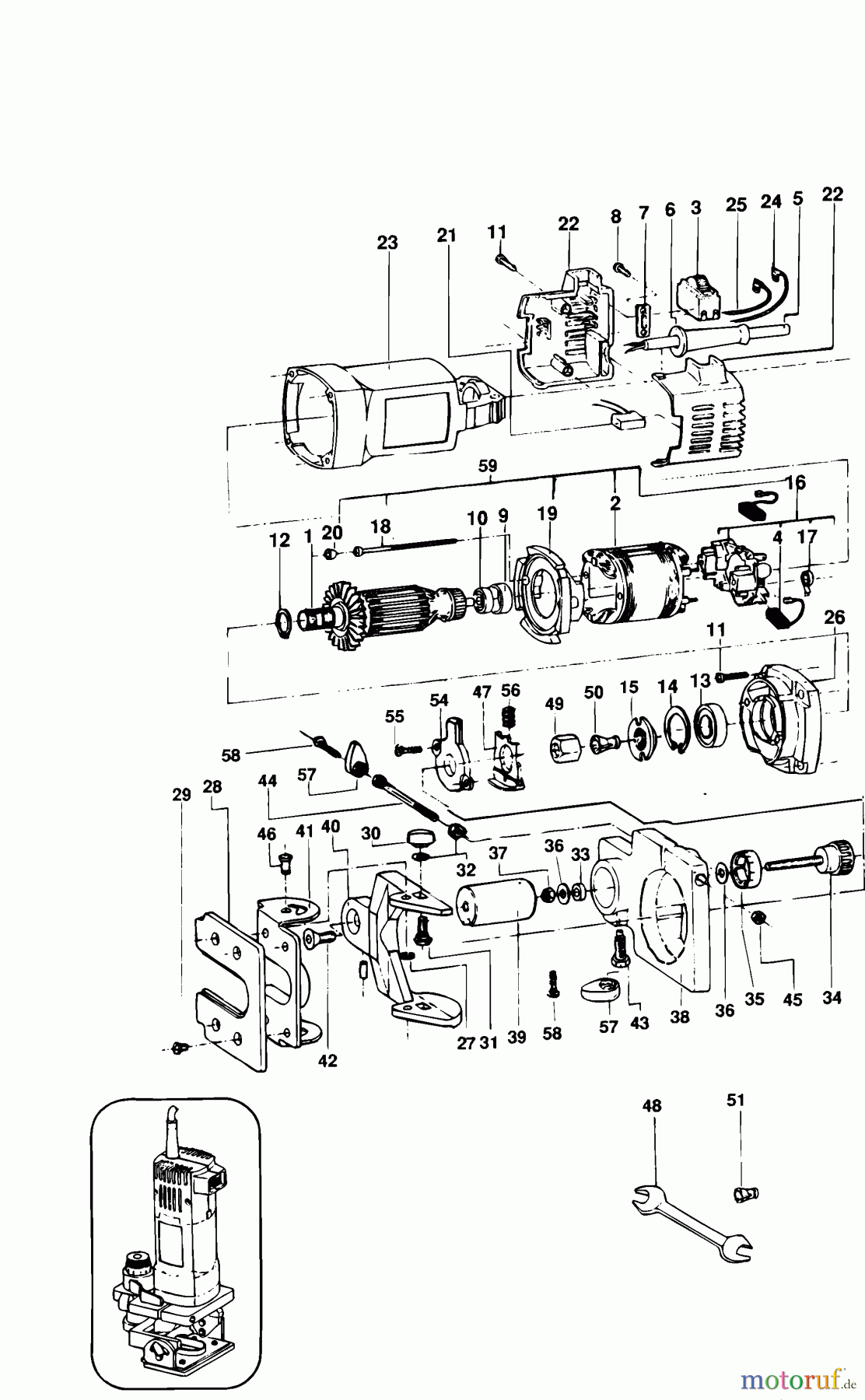 ELU WOODWORKING ROUTERS, JOINTERS & TRIMMERS LAMELLENTRIMMER MKF168 Seite 1