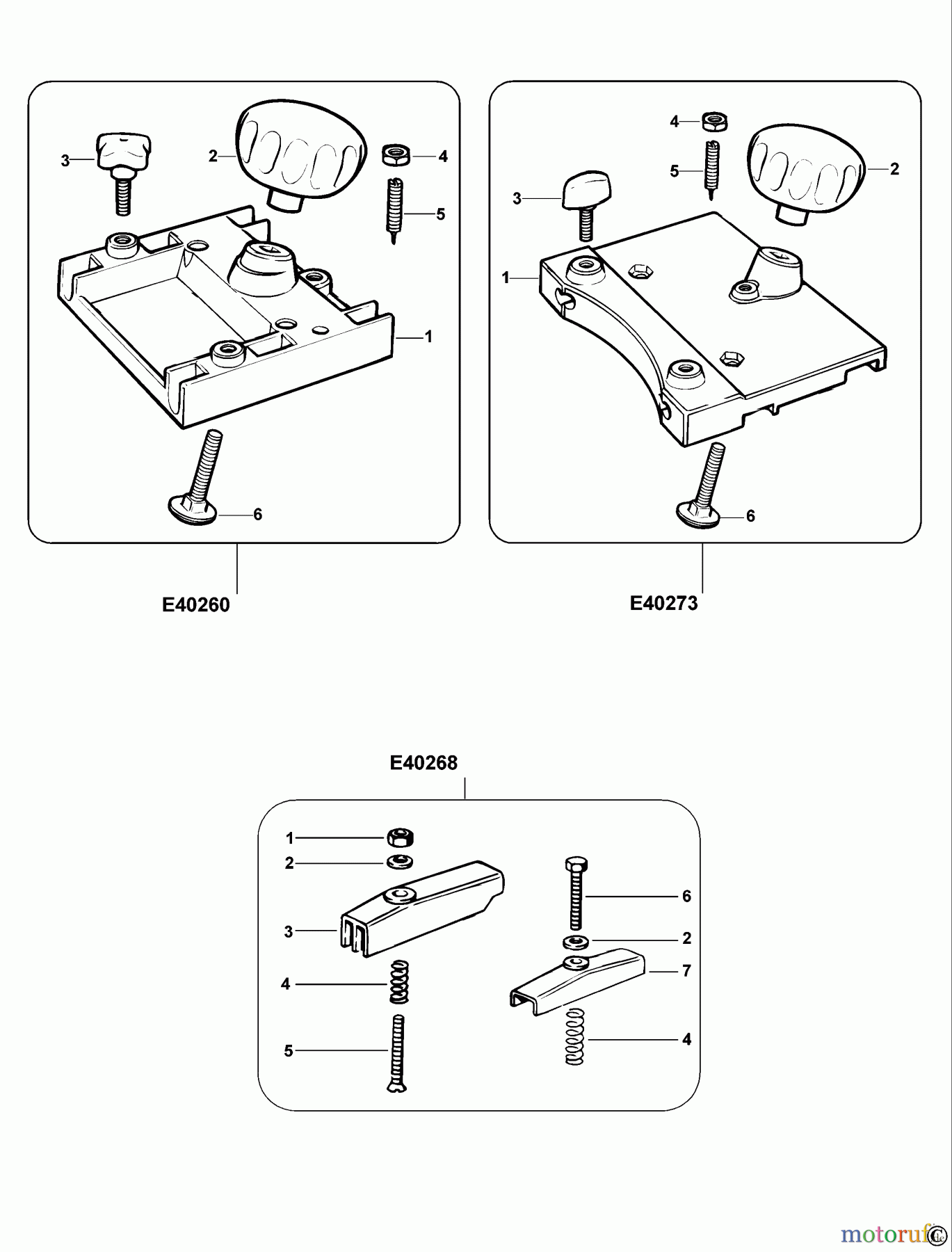 ELU ACCESSORIES ACCESSORIES, ATTACHMENTS & UNPOWERED BODENPLATTE ZSB 943359 Seite 1