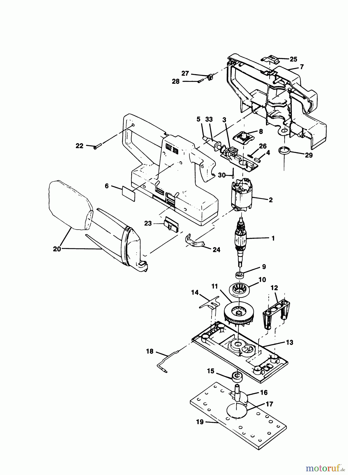 BLACK+DECKER INNENAUSSTATTUNG ABSCHLEIFGERÄT SCHLEIFER DN273 Seite 1
