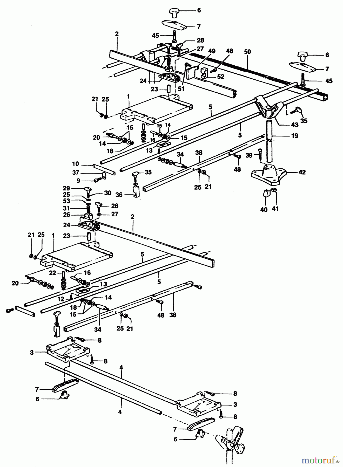 ELU ACCESSORIES ACCESSORIES, ATTACHMENTS & UNPOWERED TISCH E34920 Seite 1