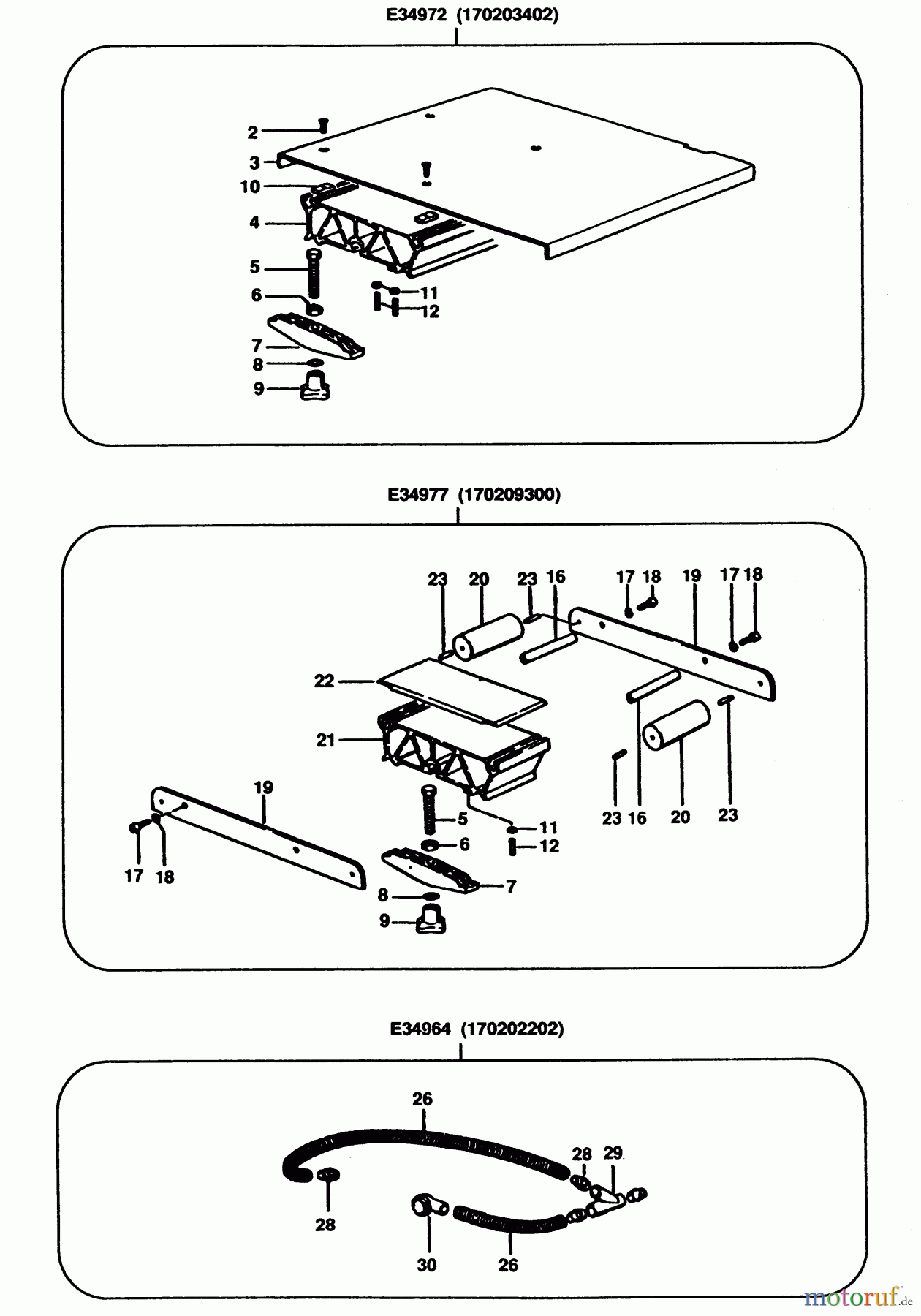 ELU ACCESSORIES ACCESSORIES, ATTACHMENTS & UNPOWERED ENTNEHMERSATZ E34964 Seite 1