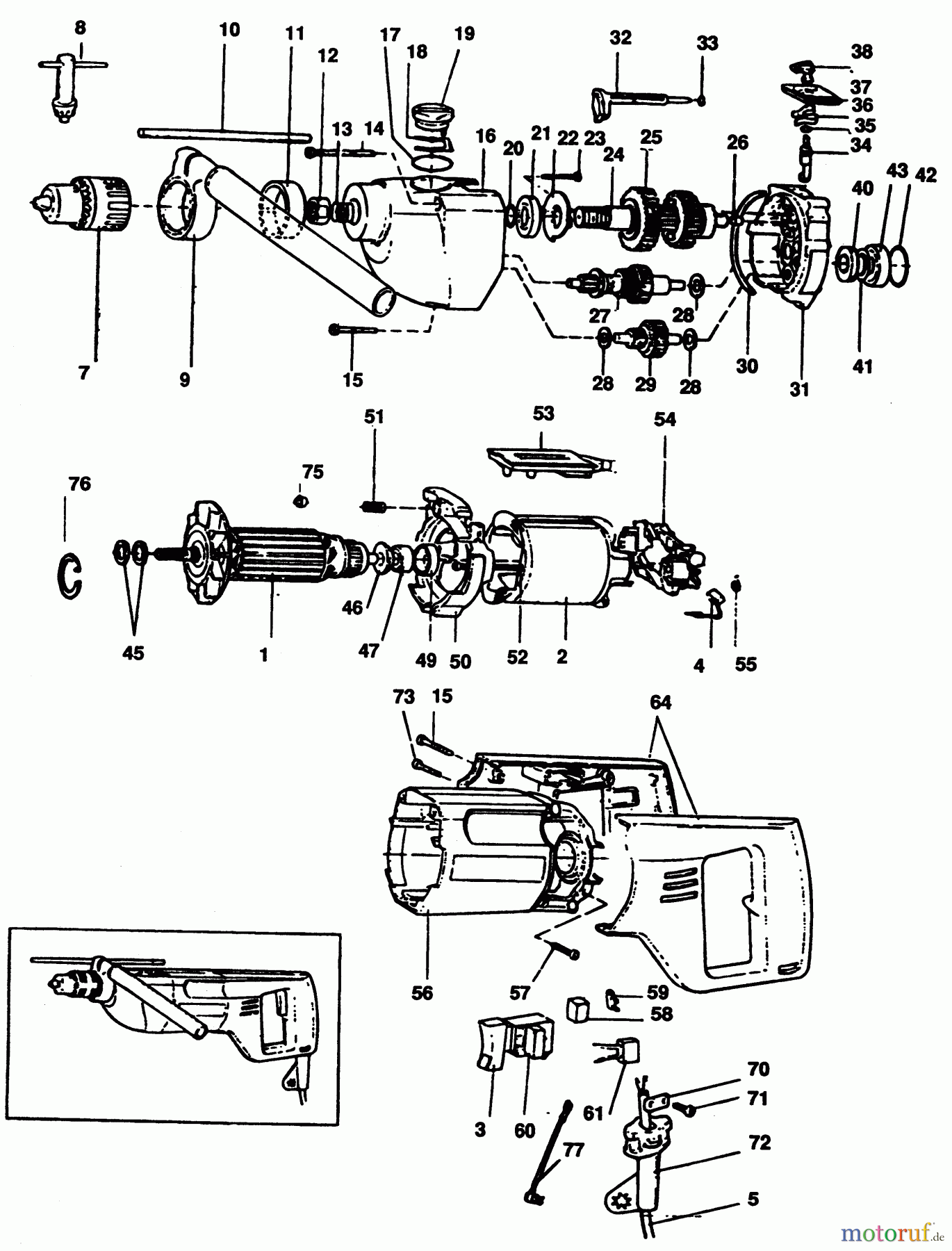  BLACK+DECKER PROFESSIONELL BOHRER, MAGNETBOHRMASCHINE, GEWINDESCHNEIDER BOHRER P2615 Seite 1