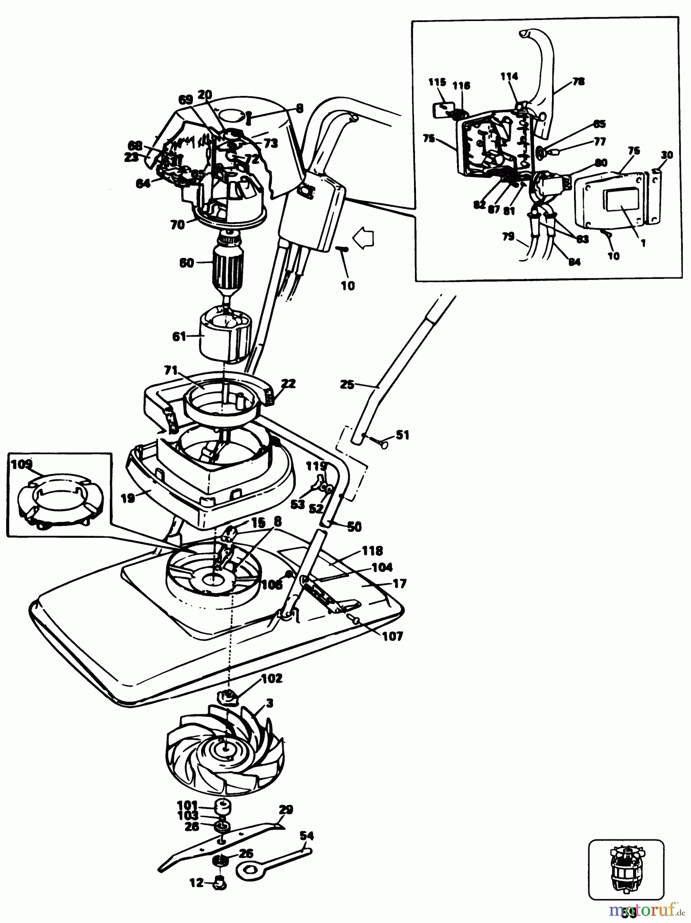 BLACK+DECKER AUSSERHALB RASENMÄHER, SCHNEEFRÄSEN LUFTKISSENMÄHER GX250 Seite 1