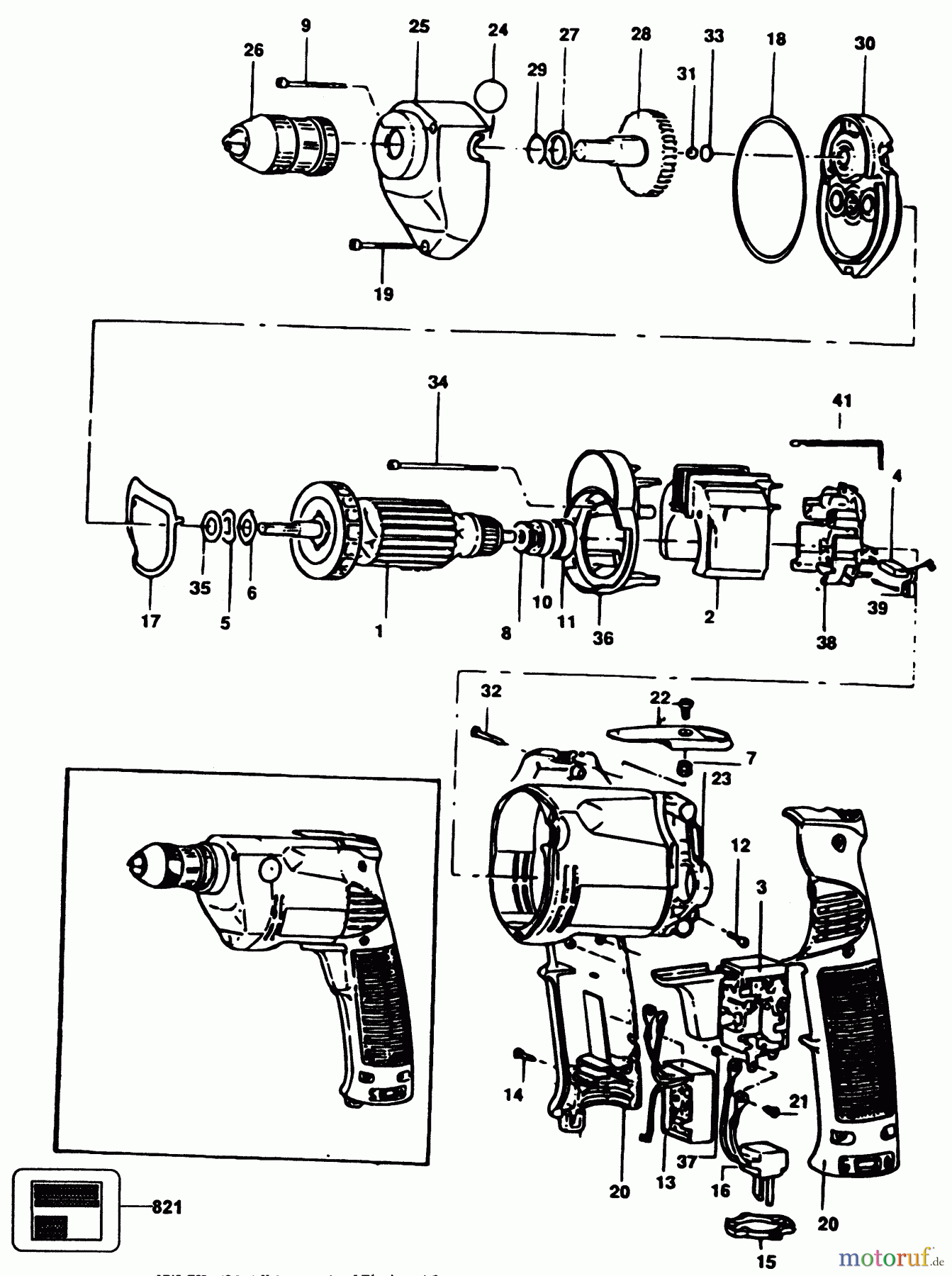  BLACK+DECKER PROFESSIONELL BOHRER, MAGNETBOHRMASCHINE, GEWINDESCHNEIDER BOHRER P8801 Seite 1
