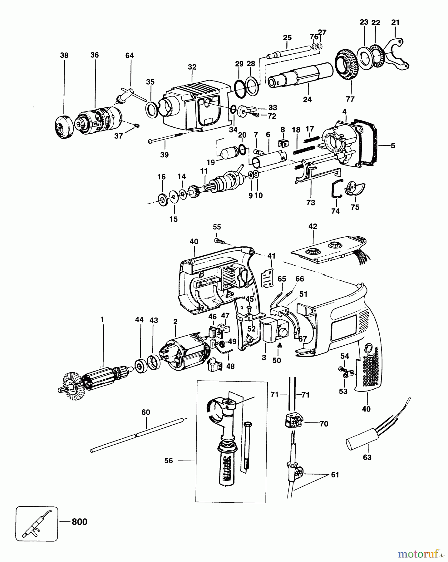 ELU DRILLING/DRIVING HAMMERS DREHHAMMER MBH24RLU Seite 1