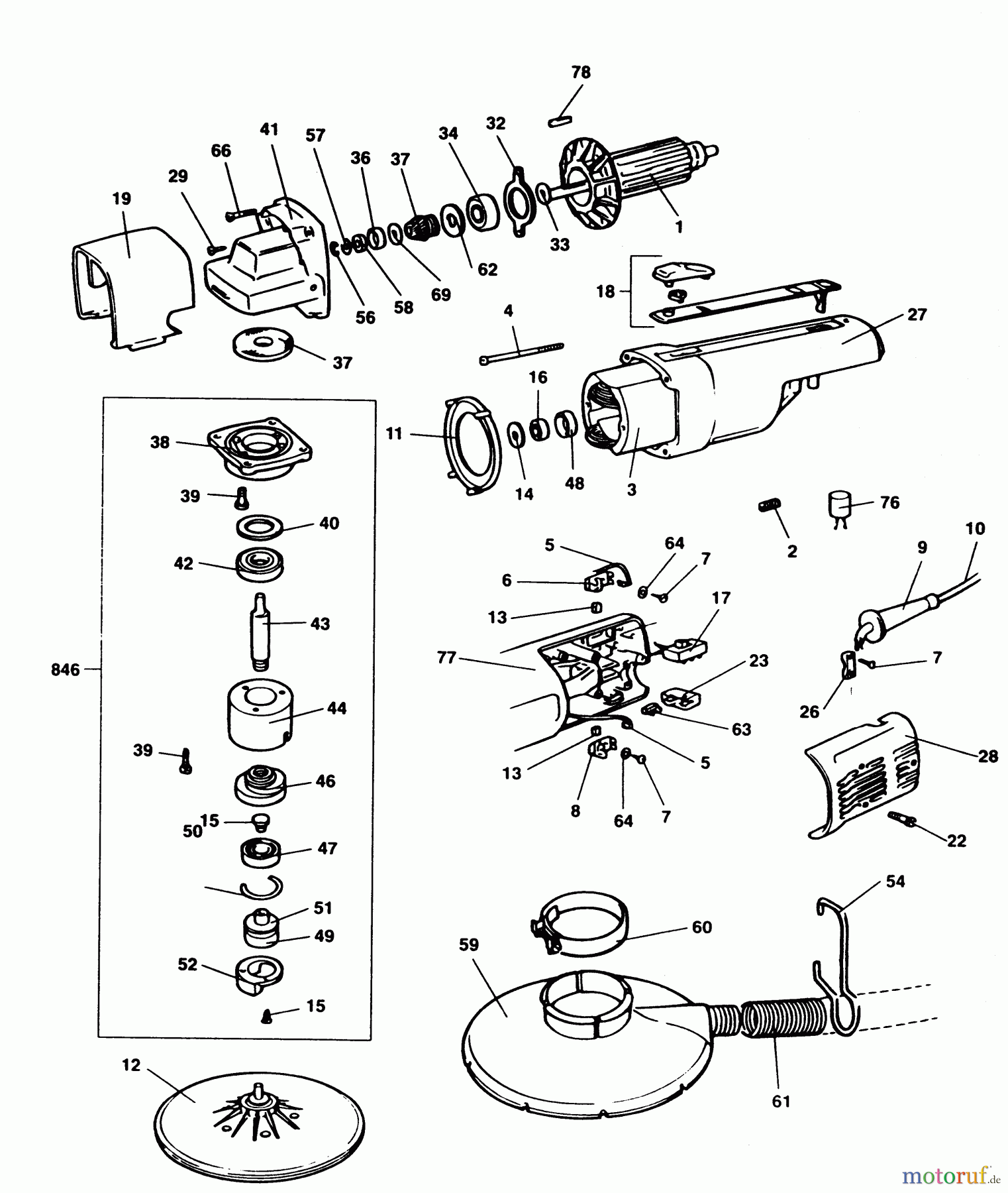 BLACK+DECKER PROFESSIONELL ABSCHLEIFGERÄT EKZENT.SCHLEIFER P6317 Seite 1