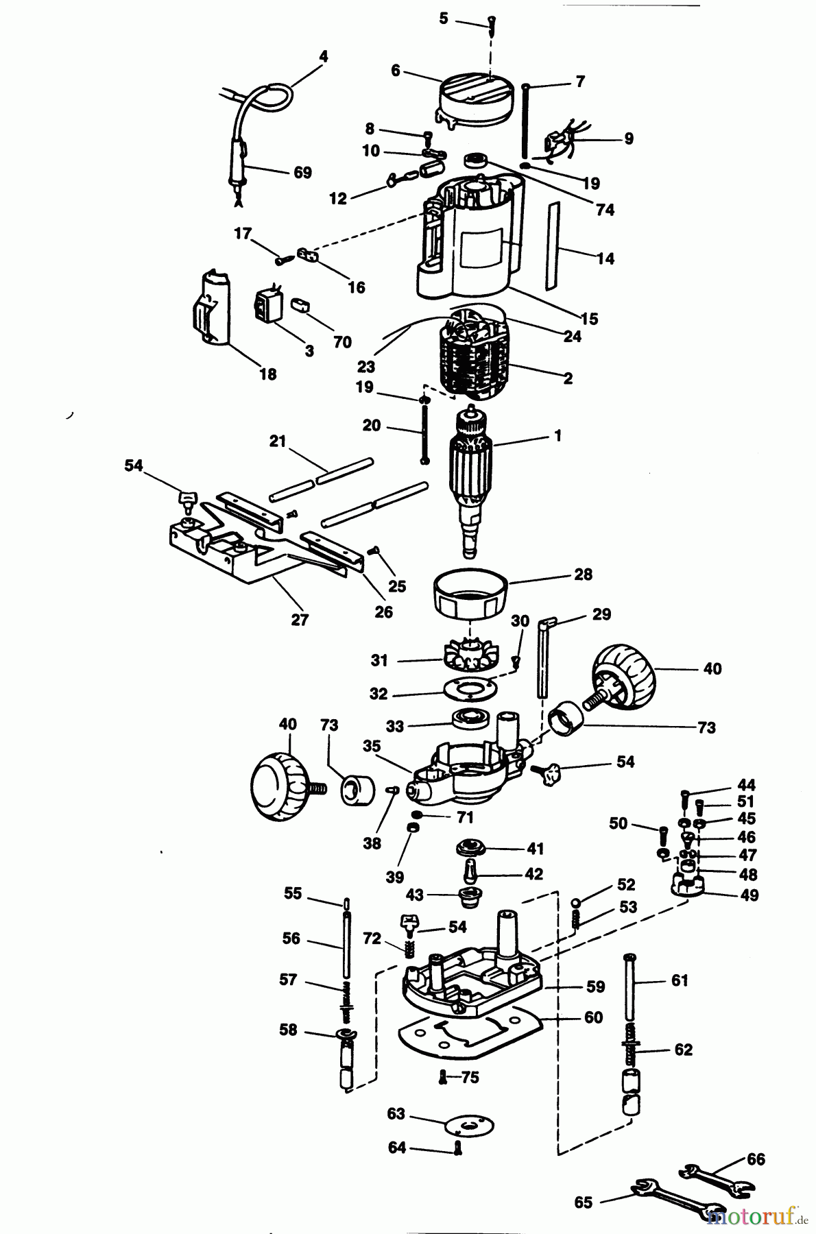 ELU WOODWORKING ROUTERS, JOINTERS & TRIMMERS FRÄSMASCHINE MOF179 Seite 1