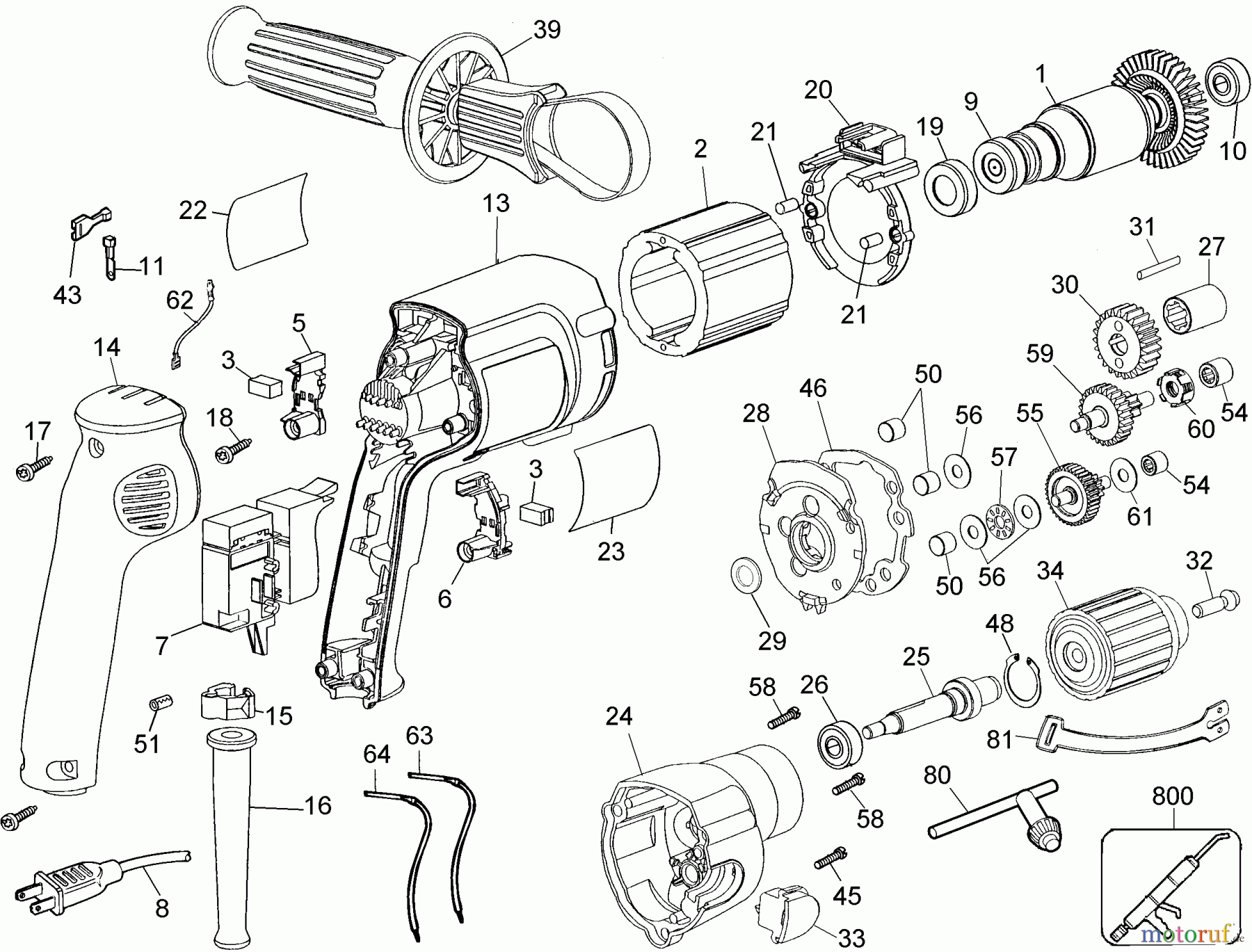 DEWALT Divers BOHRER DW245 Seite 1