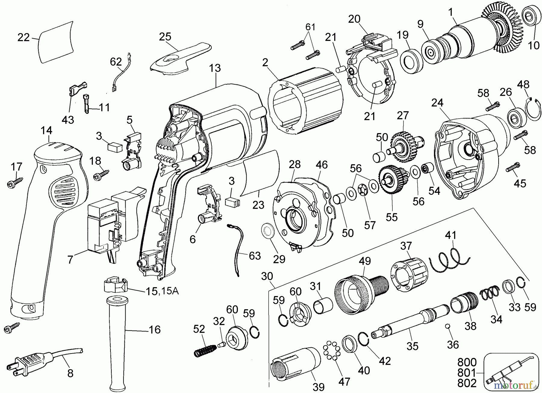  DEWALT Divers VERSA-CLUTCH SCRDVR DW267 Seite 1