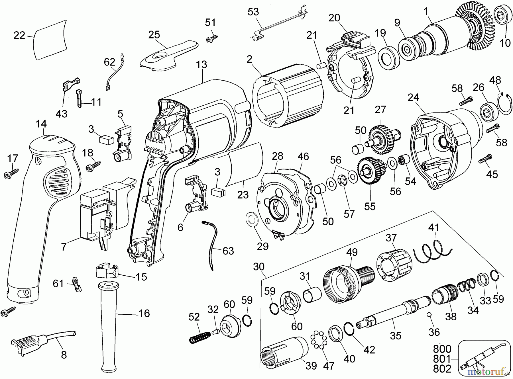 DEWALT Divers VERSA-CLUTCH SCRDRVR (Dis DW268G Seite 1