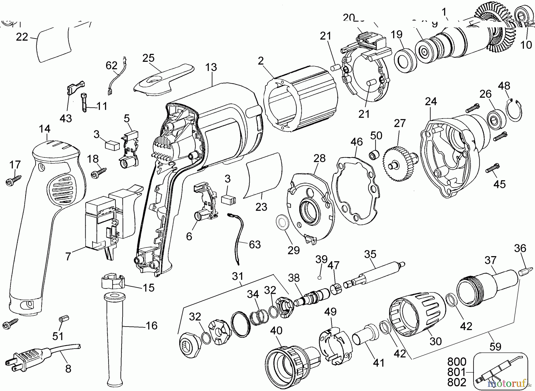 DEWALT Divers SCHRAUBENDREHER DW274-220 Seite 1