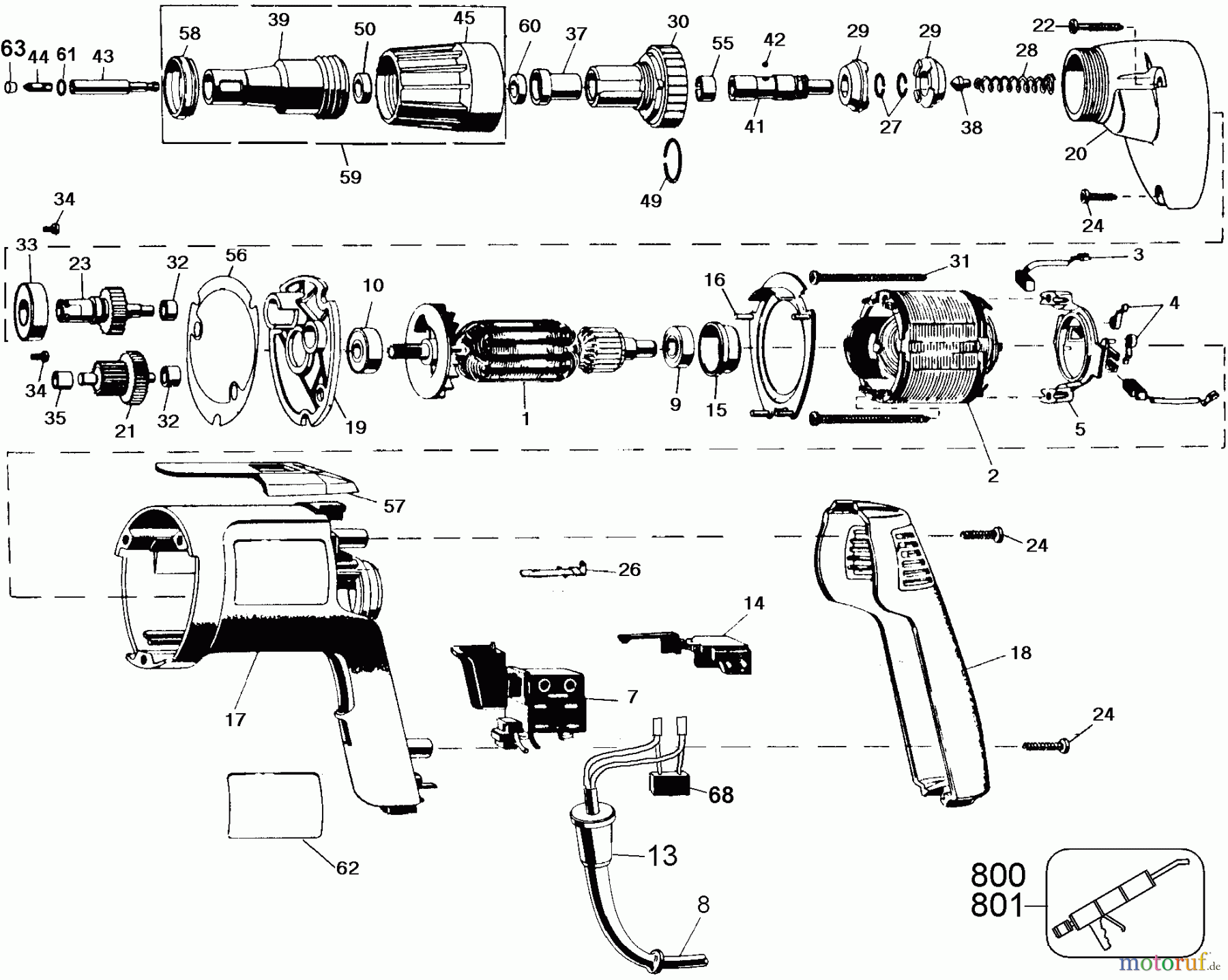 DEWALT Divers DRY WALL SCREWDRIVER DW270-46 Seite 1