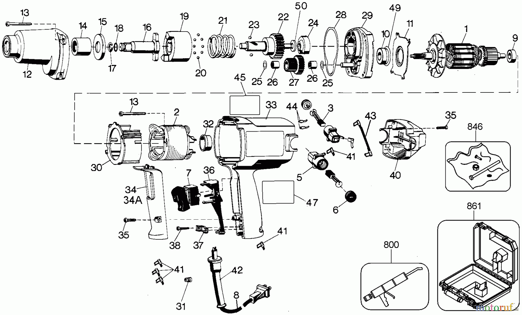 DEVILBISS Divers 1/2 IMPACT WRENCH 24873 Seite 1