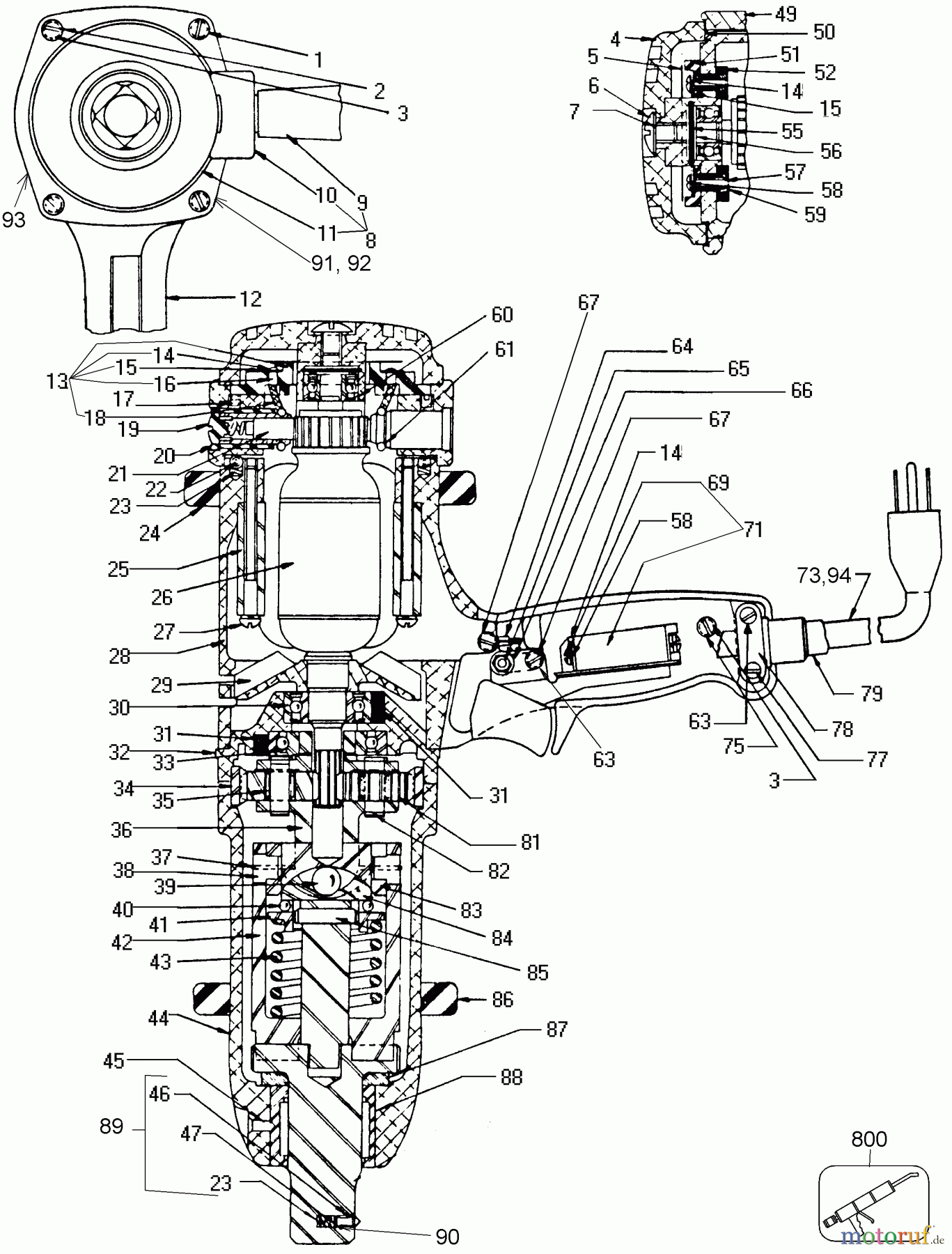 DEWALT Divers 3/4IN H.D. IMPACT WRENCH DW299 Seite 1