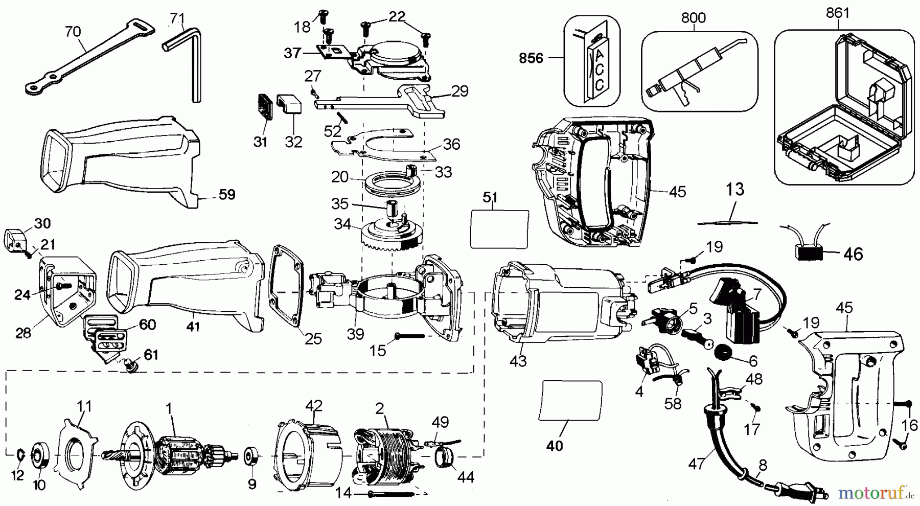  DEWALT HOLZARBEITEN SCHNEIDESÄGEN SCHNITTSÄGE DW304K Seite 1