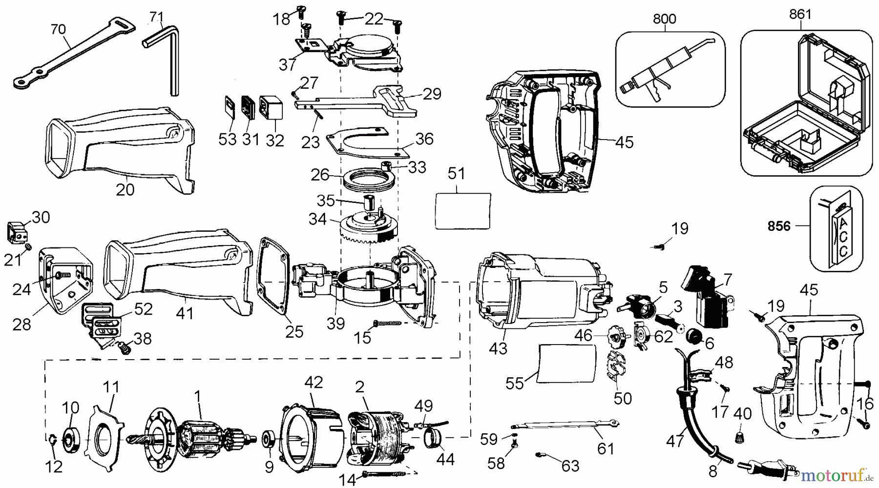 DEWALT HOLZARBEITEN SCHNEIDESÄGEN CUTSAW KIT DW306KG Seite 1